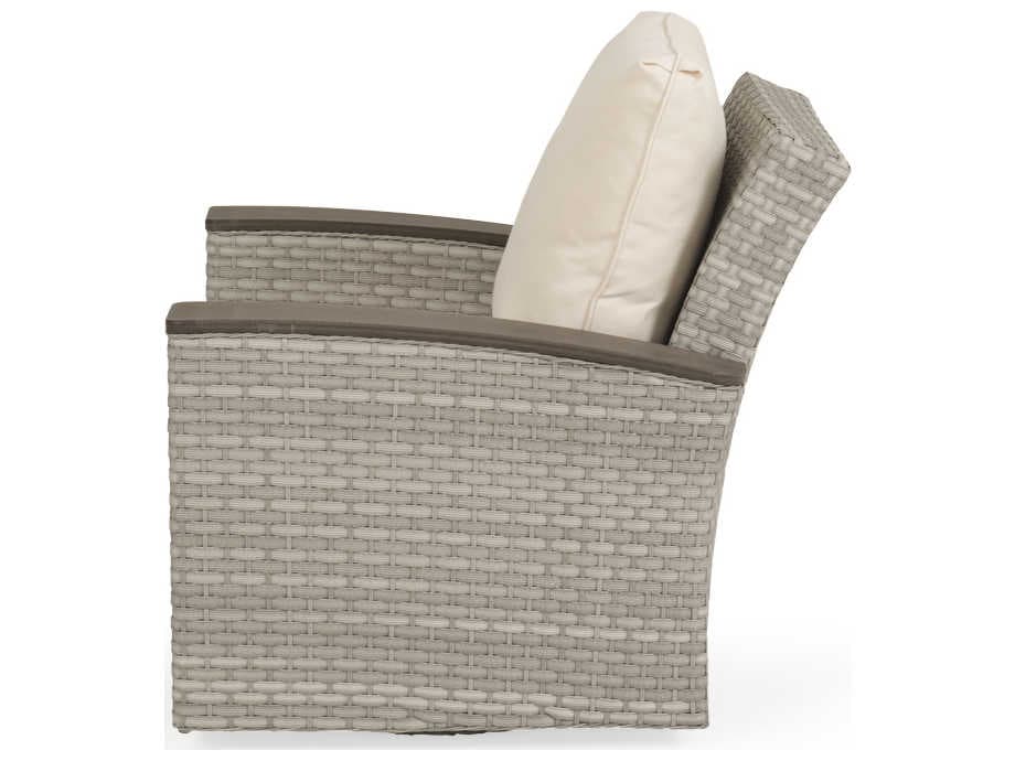 Watermark Living Adair Wicker Swivel Glider Outdoor Patio Lounge Chair