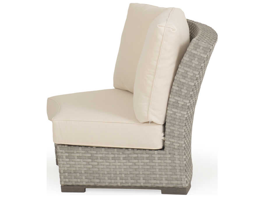 Watermark Living Adair Wicker 45 Degree Curved Outdoor Lounge Chair