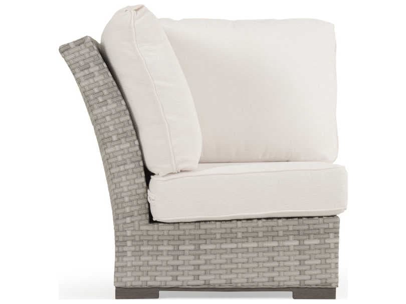 Watermark Living Adair Wicker 90 Degree Corner Patio Lounge Chair
