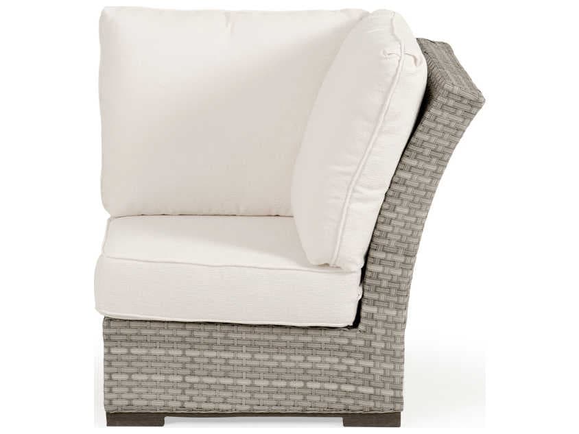 Watermark Living Adair Wicker 90 Degree Corner Patio Lounge Chair