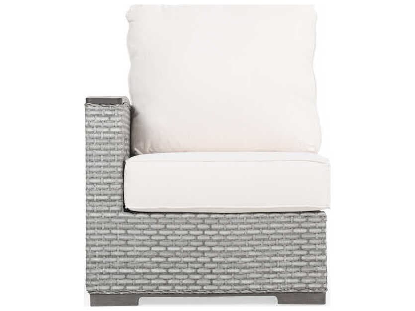 Watermark Living Adair Wicker Left Arm Facing Reclining Patio Lounge Chair