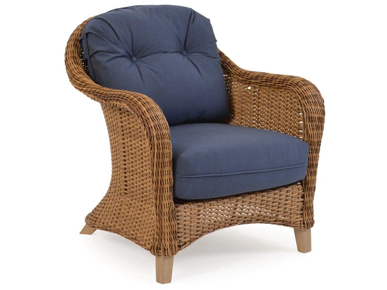 Watermark Living Quick Ship Edenton Wicker Patio Lounge Chair