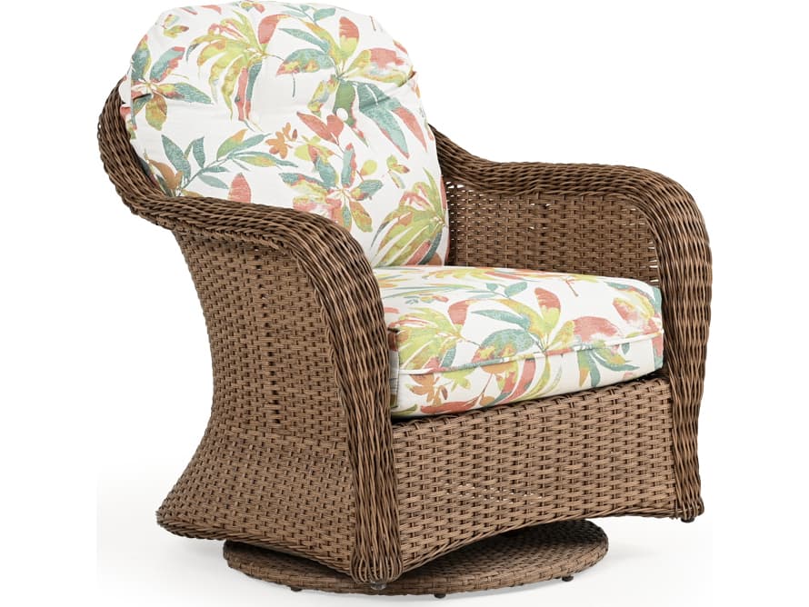 Watermark Living Edenton Wicker Swivel Glider Outdoor Lounge Chair