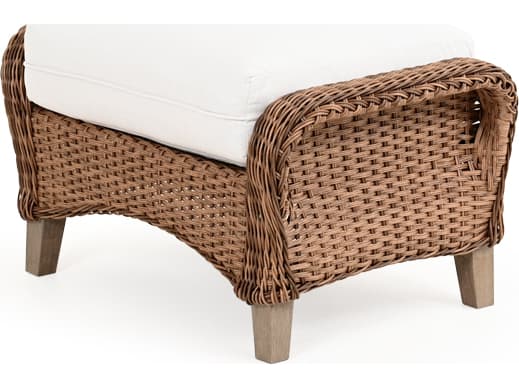 Watermark Living Edenton Wicker Patio Ottoman