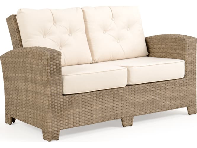 Watermark Living Seaside Wicker Outdoor Patio Loveseat