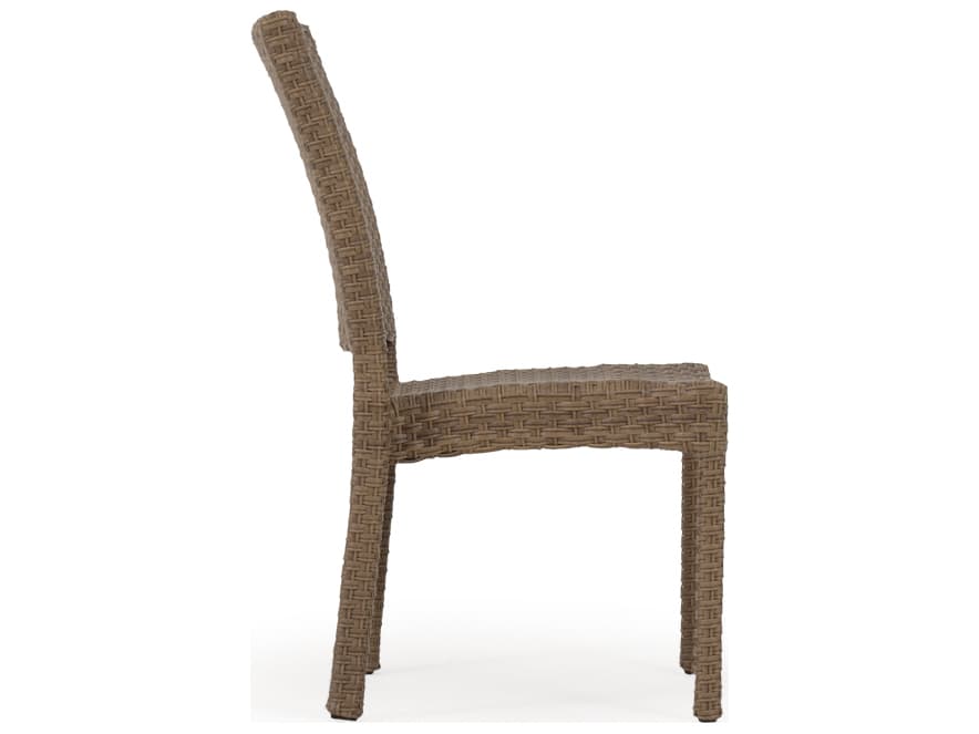 Watermark Living Seaside Wicker Patio Dining Side Chair