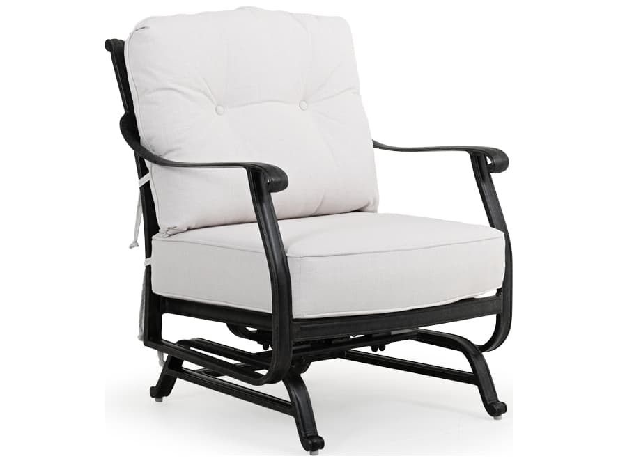 Watermark Living Dauphine Cast Aluminum Spring Chair Patio Lounge Chair