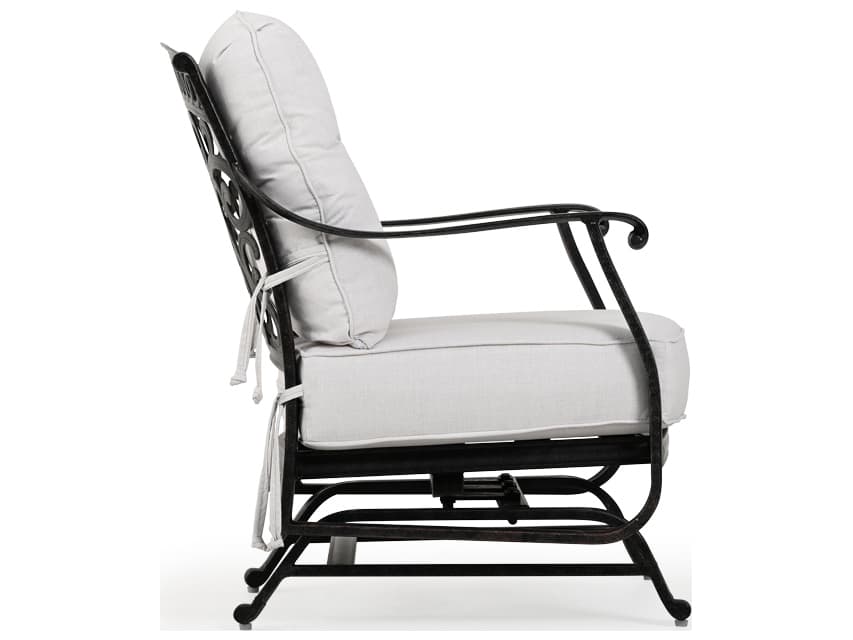 Watermark Living Dauphine Cast Aluminum Spring Chair Patio Lounge Chair