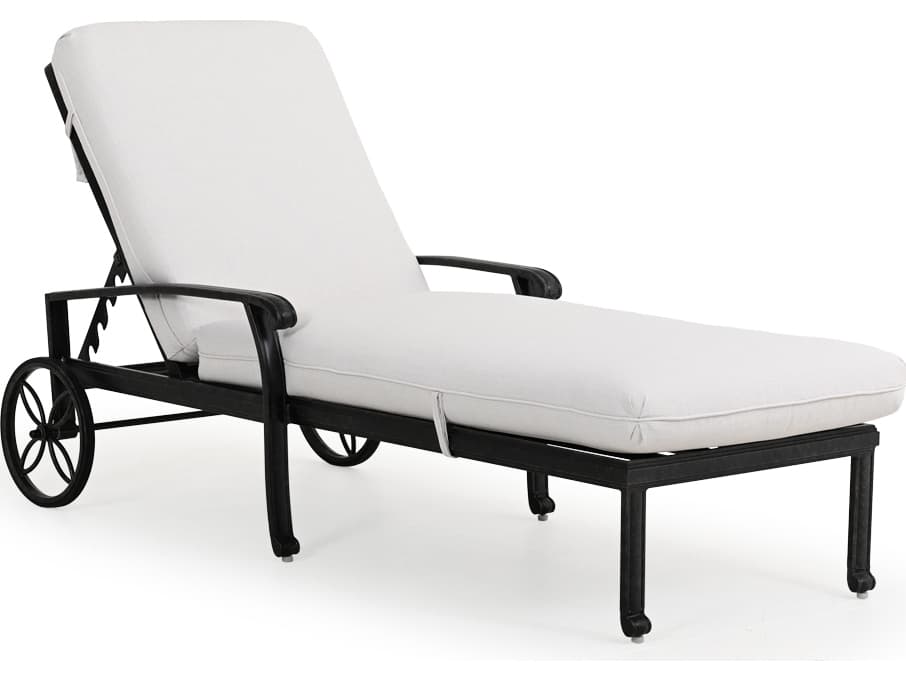 Watermark Living Dauphine Cast Aluminum Outdoor Chaise Lounge