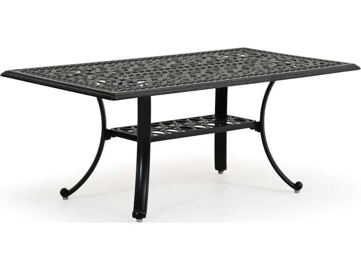 Watermark Living Dauphine Cast Aluminum Rectangular Outdoor Coffee Table