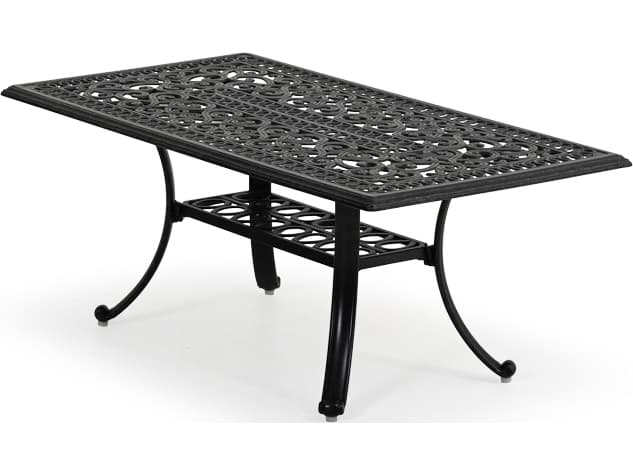Watermark Living Dauphine Cast Aluminum Rectangular Outdoor Coffee Table