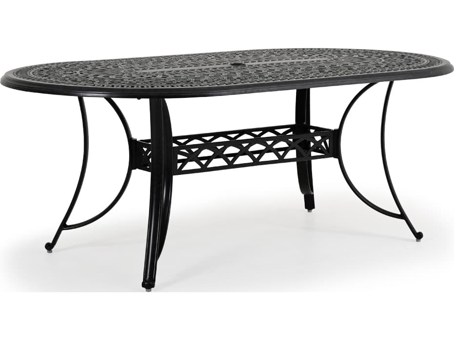 Watermark Living Dauphine Cast Aluminum Rectangular Outdoor Dining Table