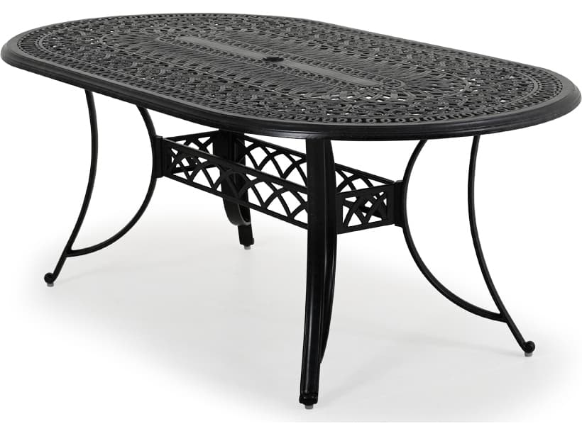 Watermark Living Dauphine Cast Aluminum Rectangular Outdoor Dining Table