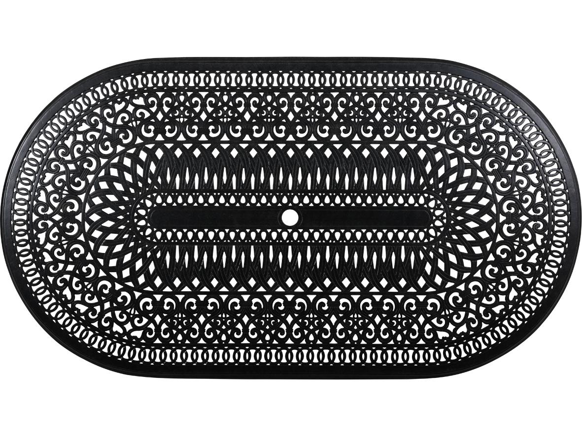 Watermark Living Dauphine Cast Aluminum Rectangular Outdoor Dining Table