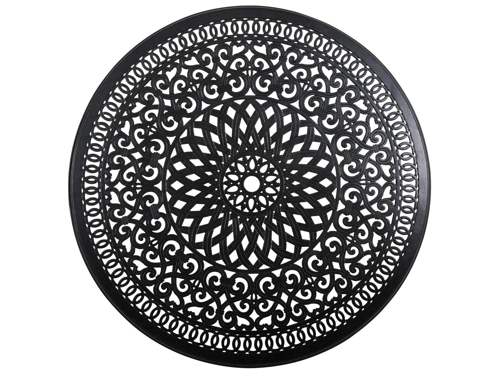 Watermark Living Dauphine Cast Aluminum Round Outdoor Patio Dining Table