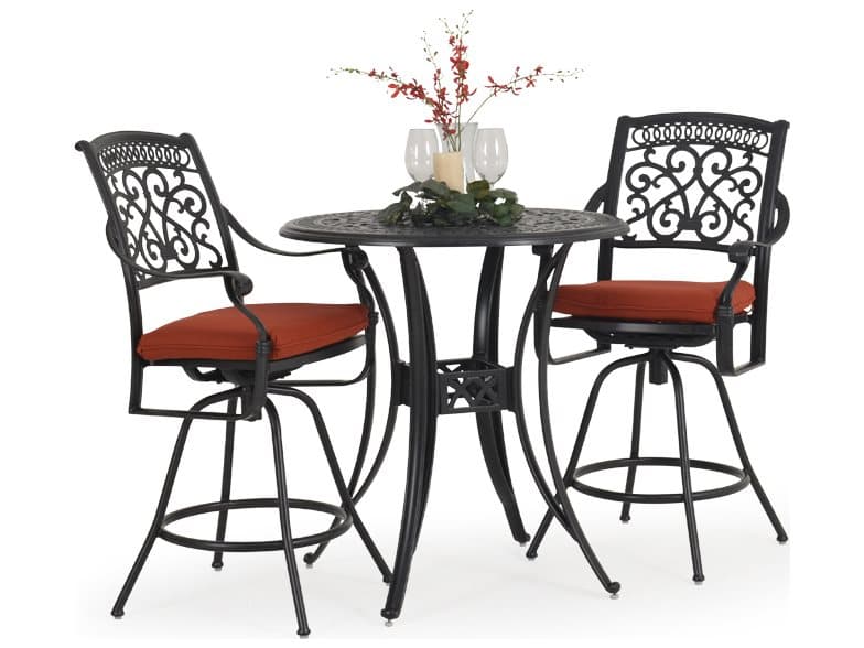 Watermark Living Dauphine Cast Aluminum Bar Set