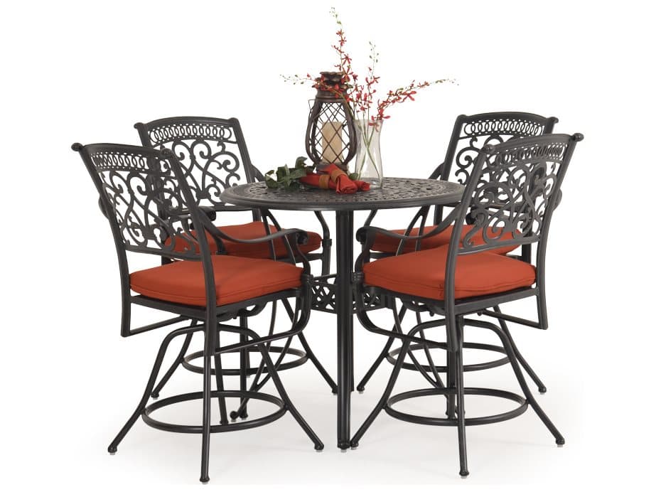 Watermark Living Dauphine Cast Aluminum Counter Set