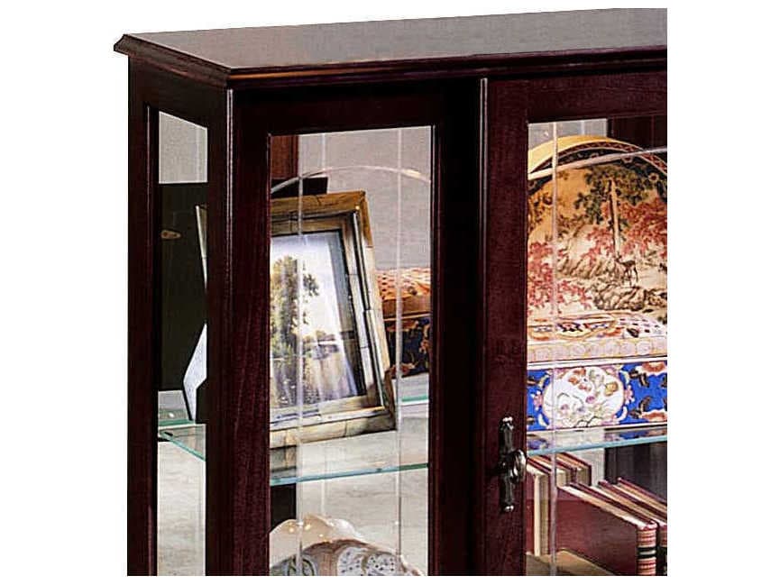 Pulaski Hardwood Brown Curio Display Cabinet
