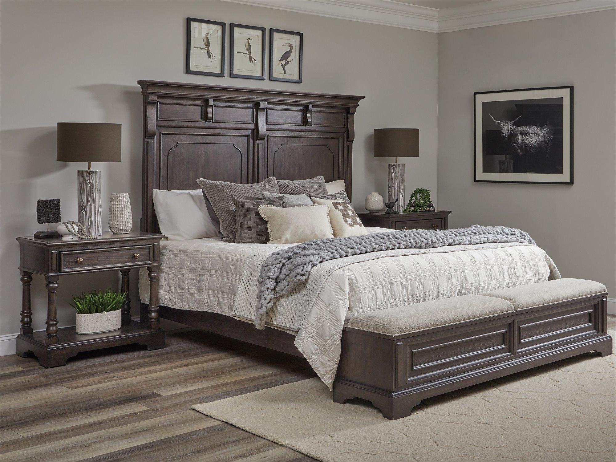 Pulaski Hickory Creek Hickory Veneers Bedroom Set