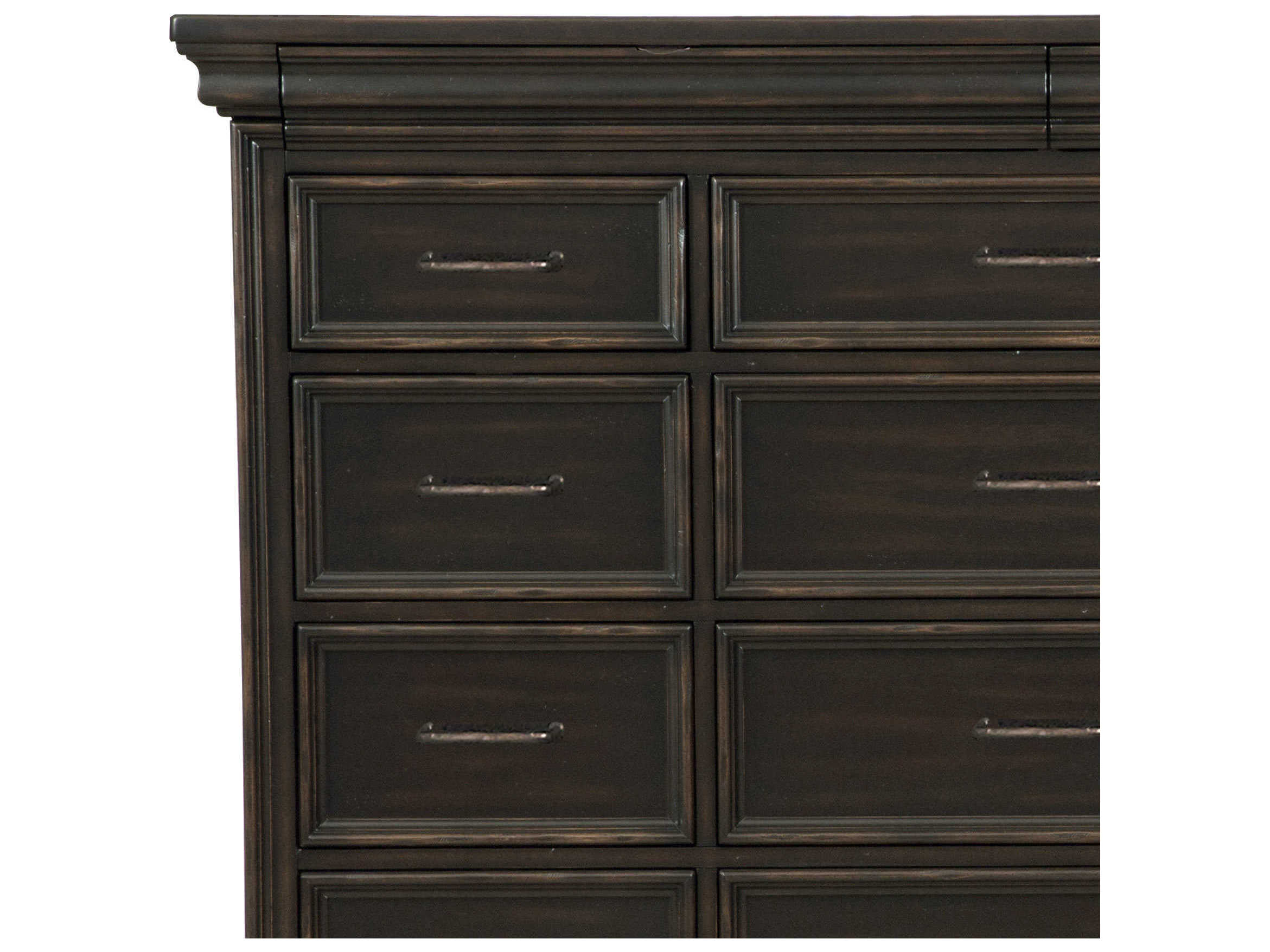 Pulaski Caldwell 17-Drawers Brown Acacia Wood Accent Chest