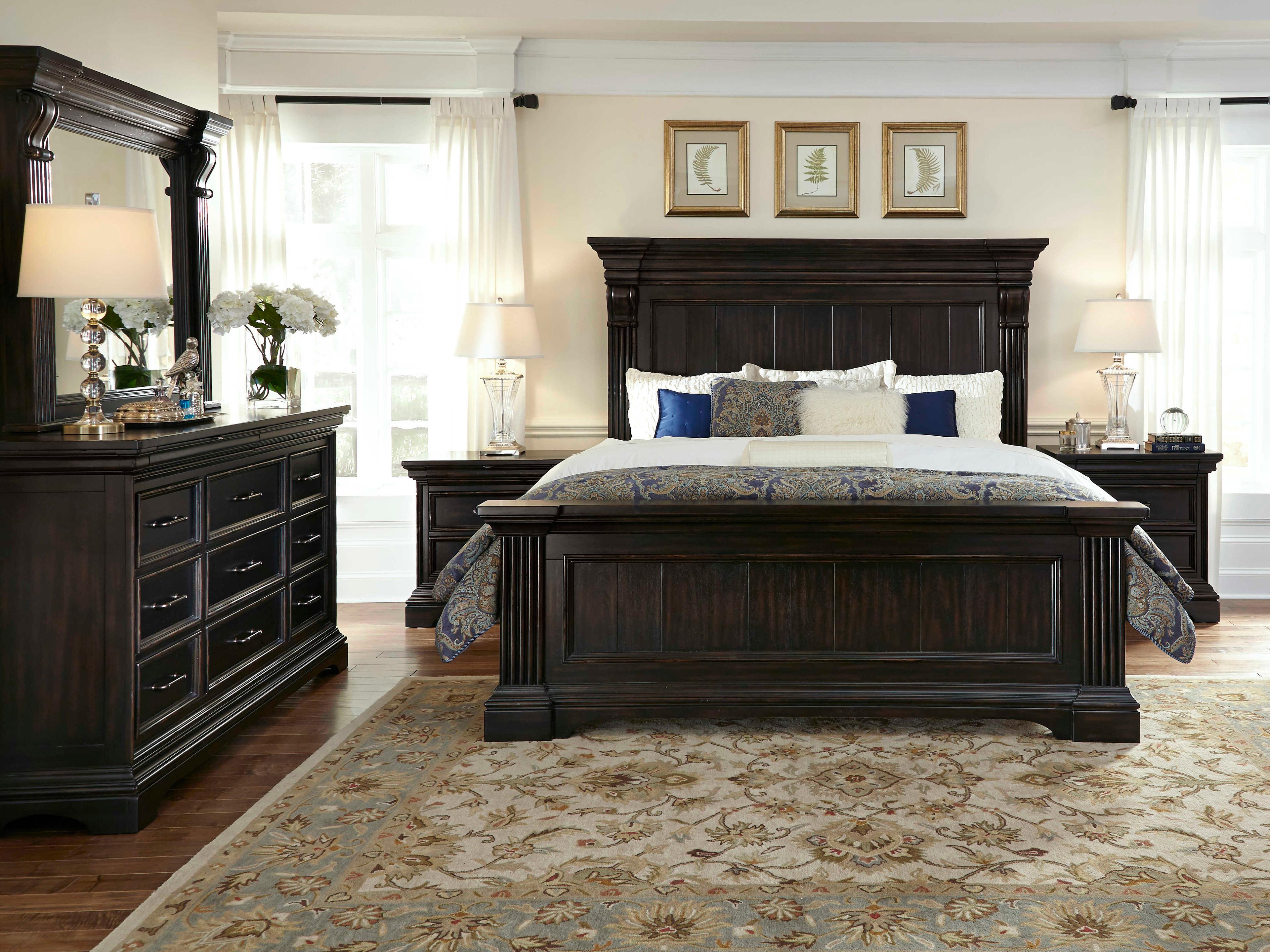 Pulaski Caldwell 2-Drawers Acacia Wood Nightstand