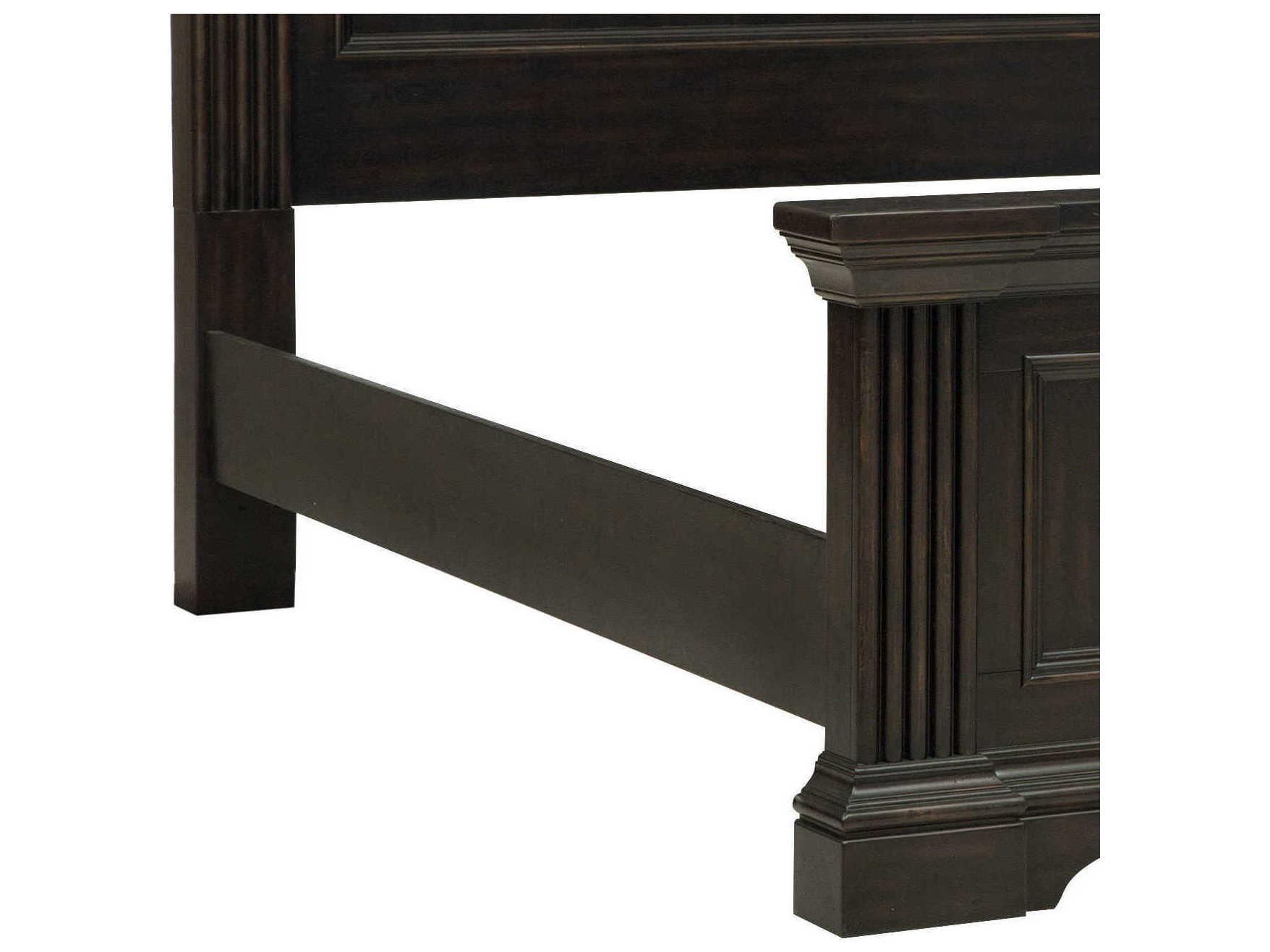 Pulaski Caldwell Brown Acacia Wood King Panel Bed