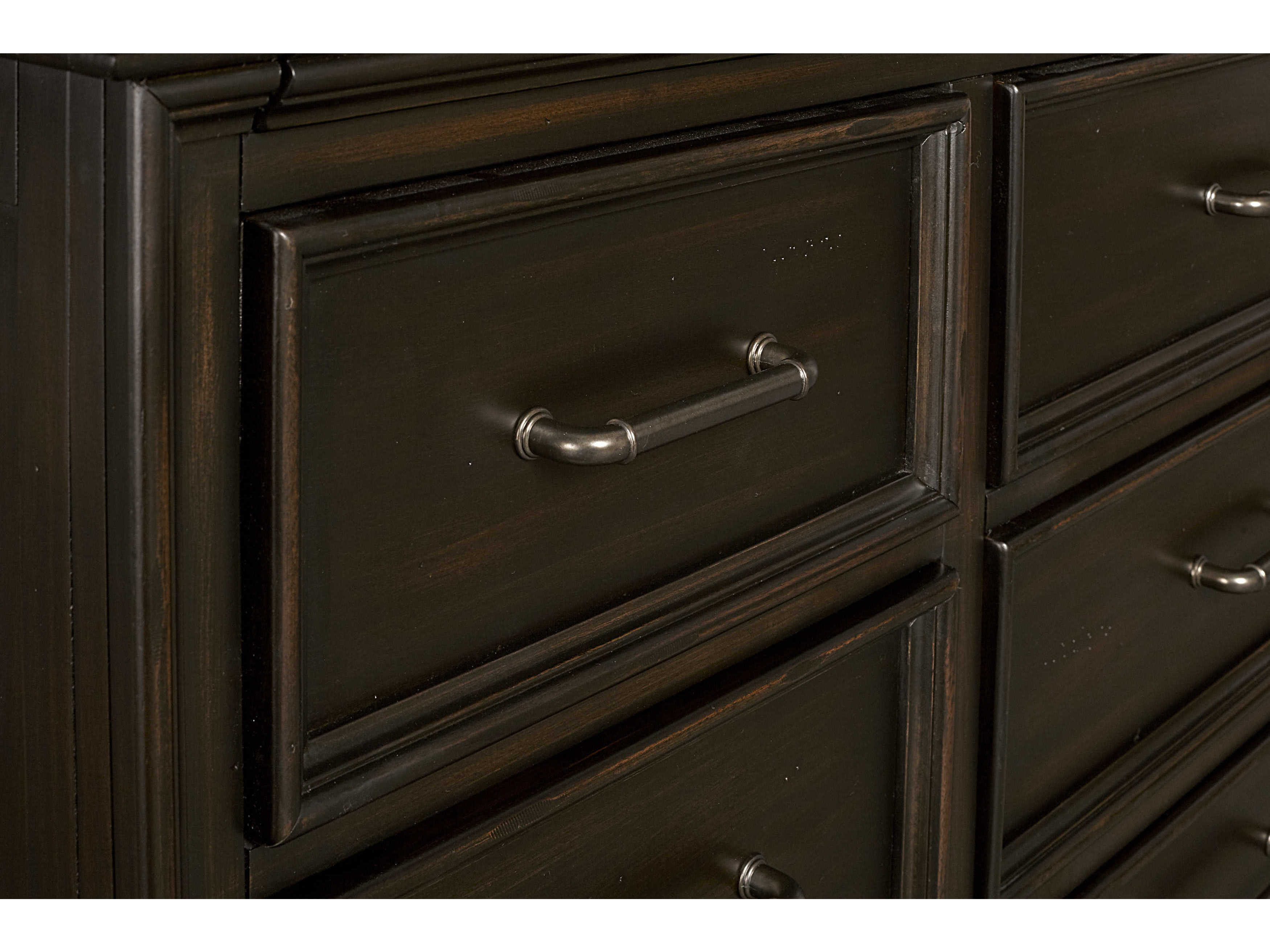 Pulaski Caldwell 9-Drawers Acacia Wood Dresser with Mirror