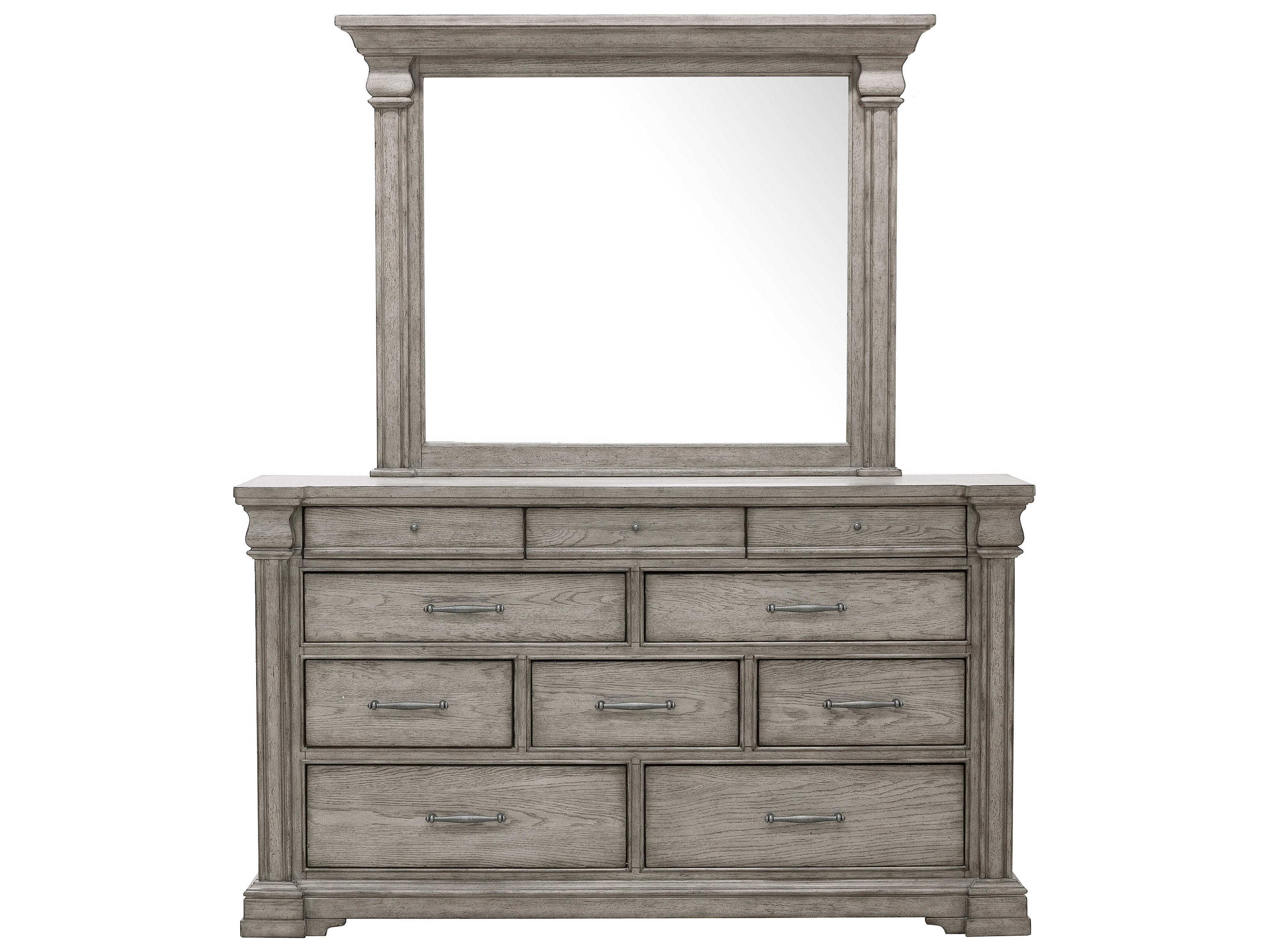 Pulaski Madison Ridge 10-Drawers Gray Hardwood Dresser
