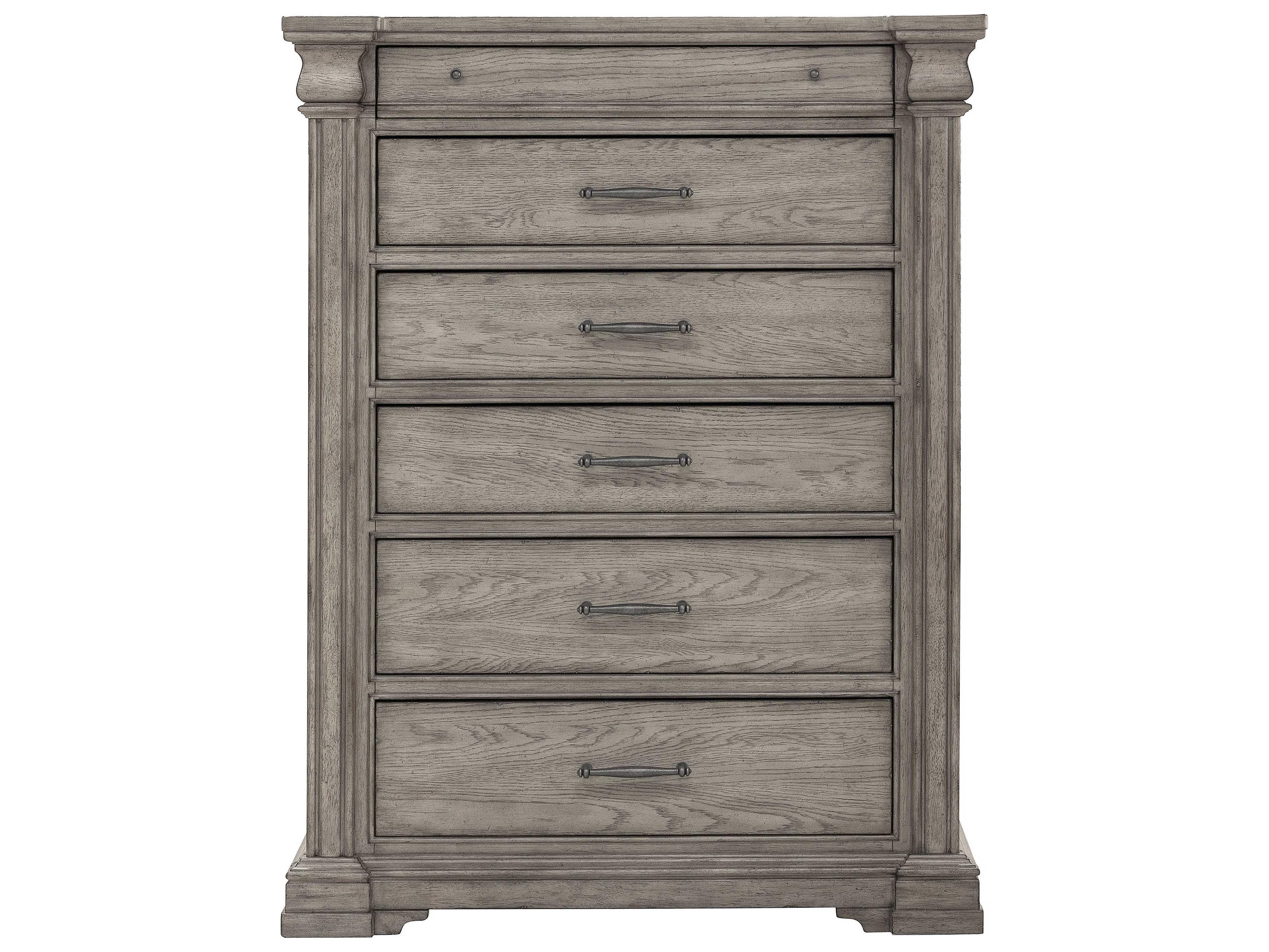 Pulaski Madison Ridge 6-Drawers Heritage Taupe Gray Hardwood Accent Chest
