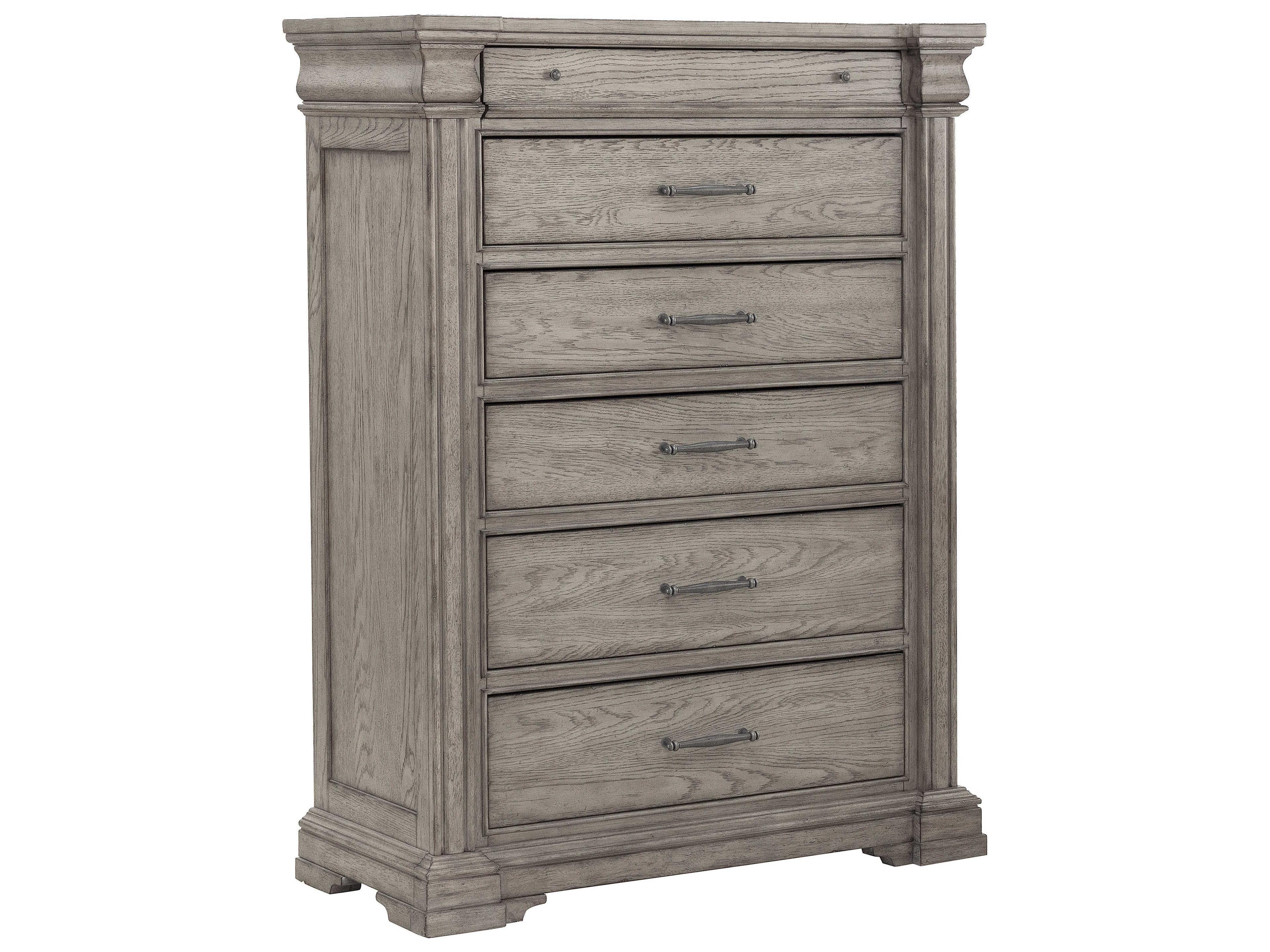 Pulaski Madison Ridge 6-Drawers Heritage Taupe Gray Hardwood Accent Chest