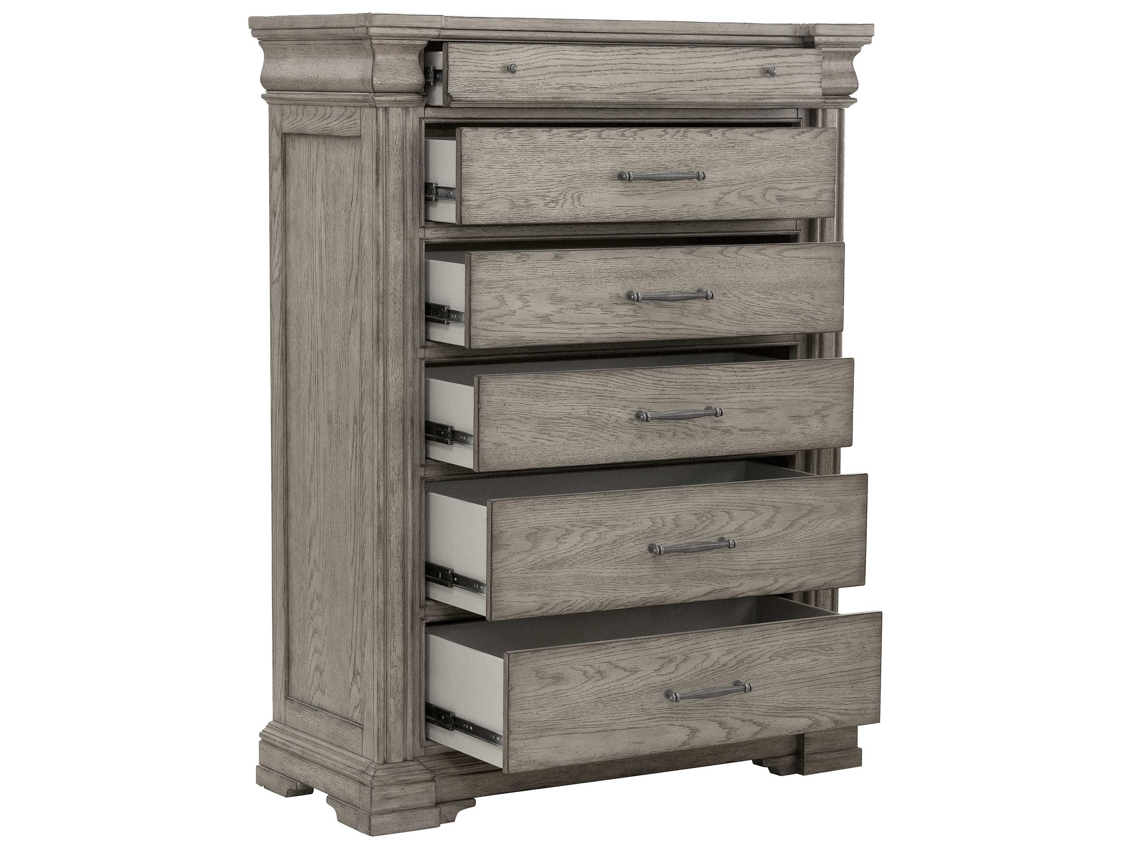 Pulaski Madison Ridge 6-Drawers Heritage Taupe Gray Hardwood Accent Chest