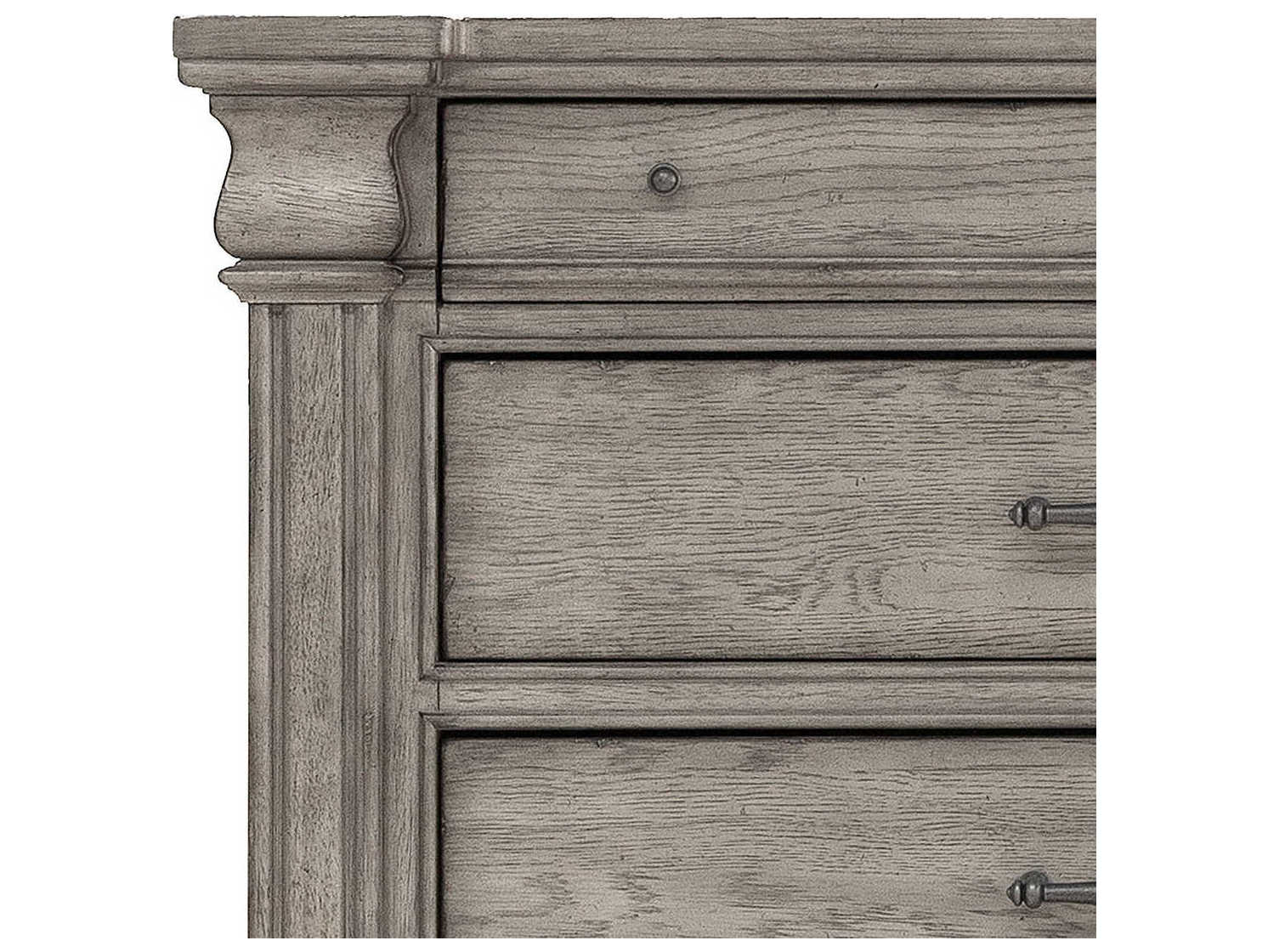 Pulaski Madison Ridge 6-Drawers Heritage Taupe Gray Hardwood Accent Chest