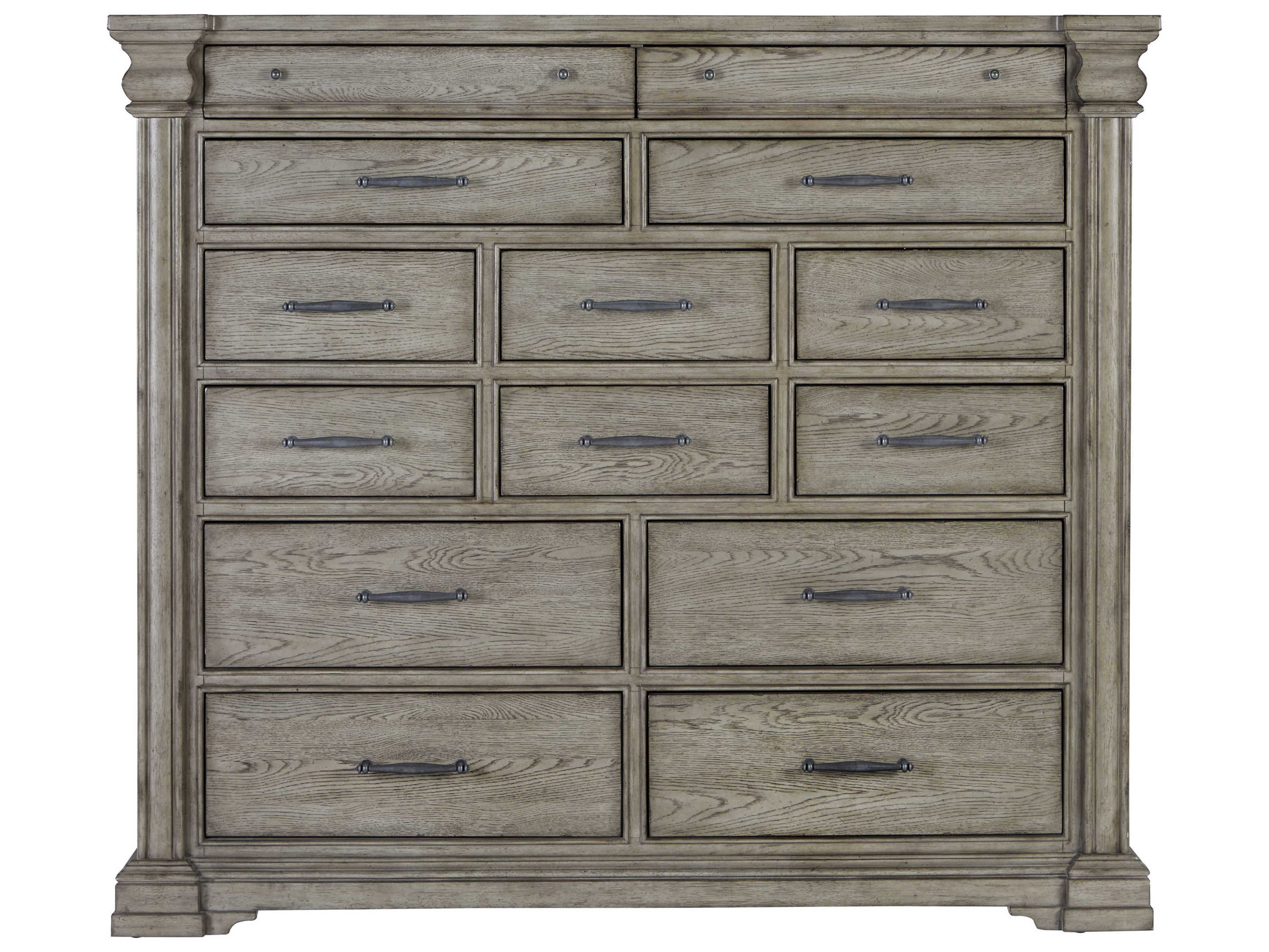 Pulaski Madison Ridge 14-Drawers Heritage Taupe Gray Hardwood Accent Chest