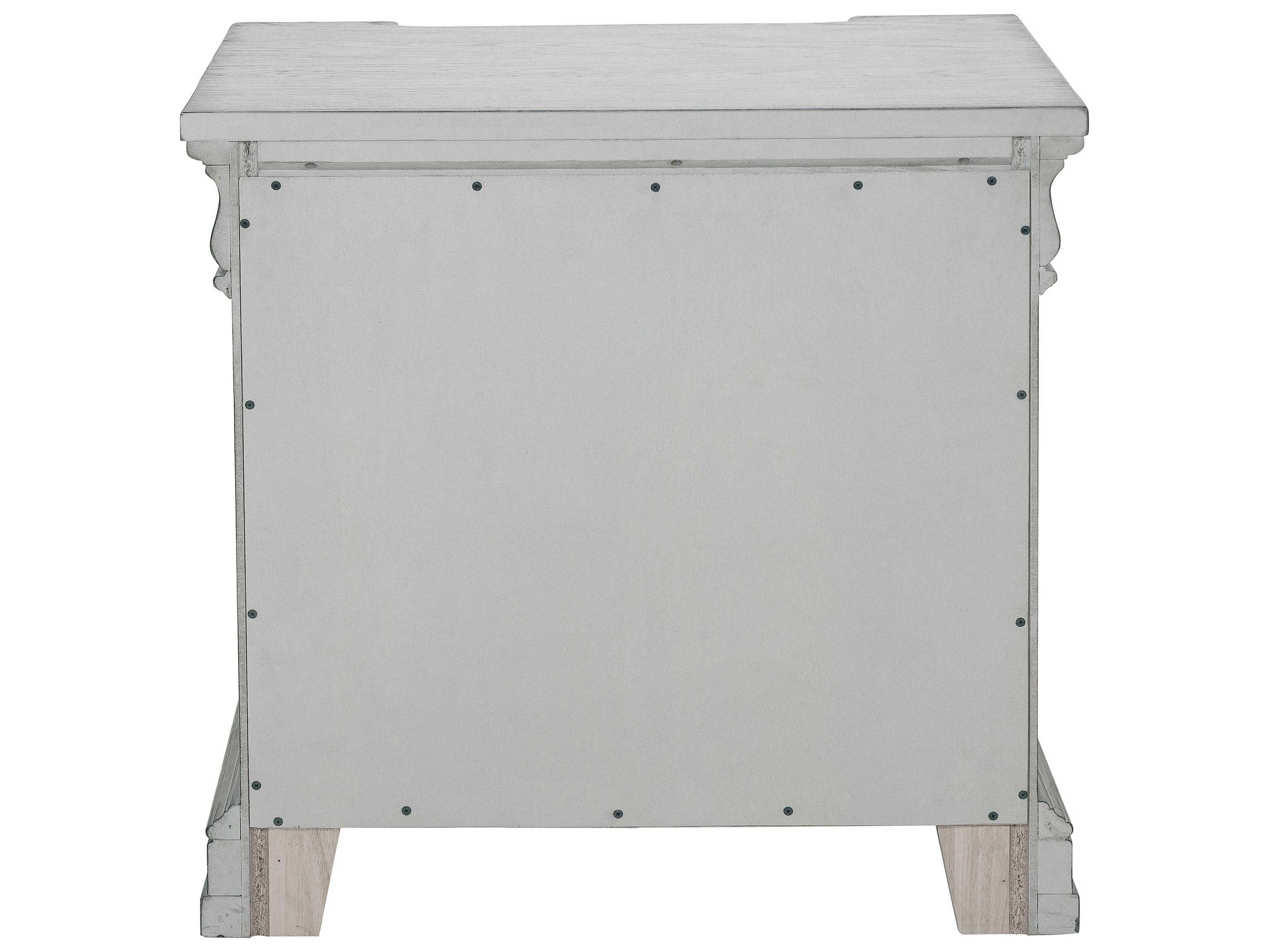 Pulaski Madison Ridge 3-Drawers Gray Hardwood Nightstand