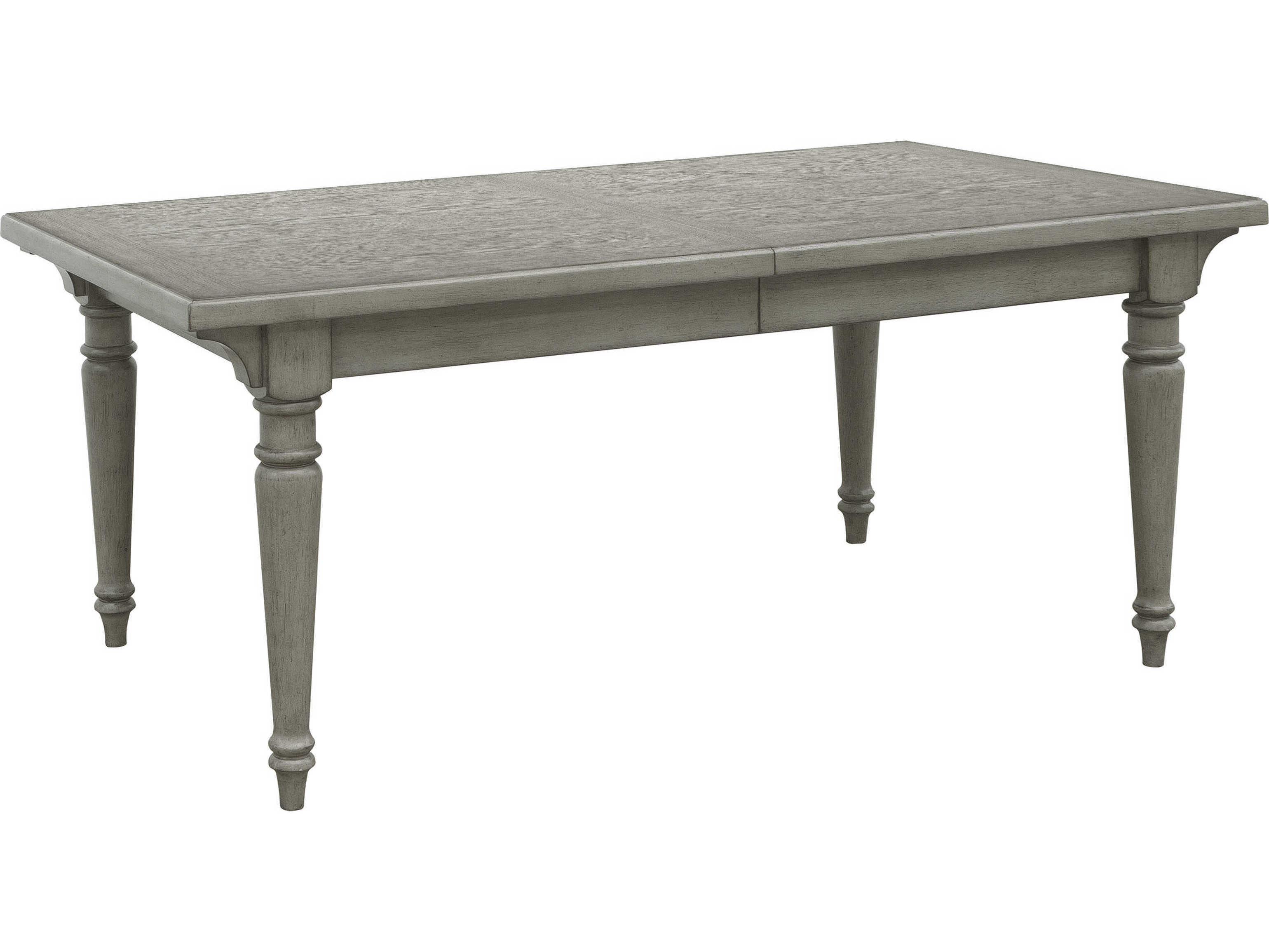 Pulaski Madison Ridge Extendable Rectangular Wood Gray Dining Table