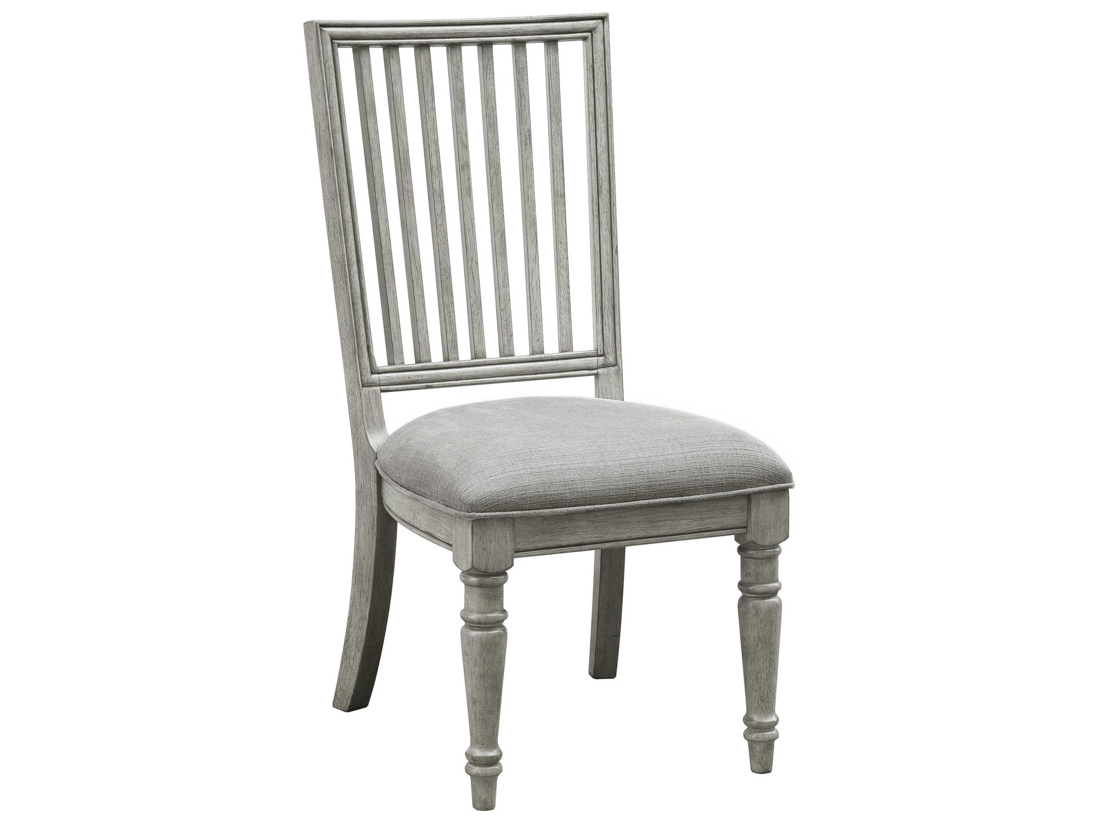 Pulaski Madison Ridge Oak Wood Gray Upholstered Side Dining Chair