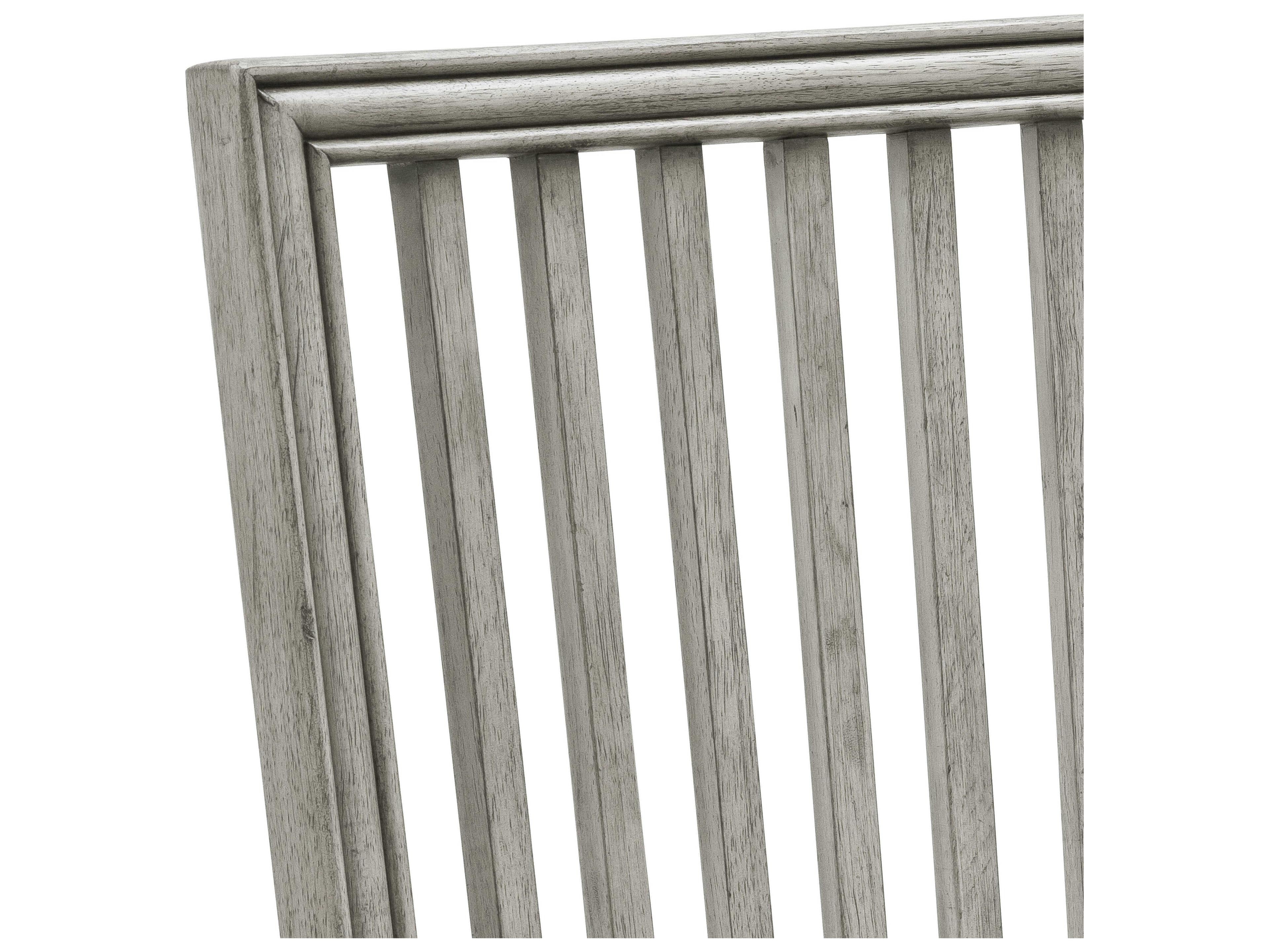 Pulaski Madison Ridge Oak Wood Gray Upholstered Side Dining Chair