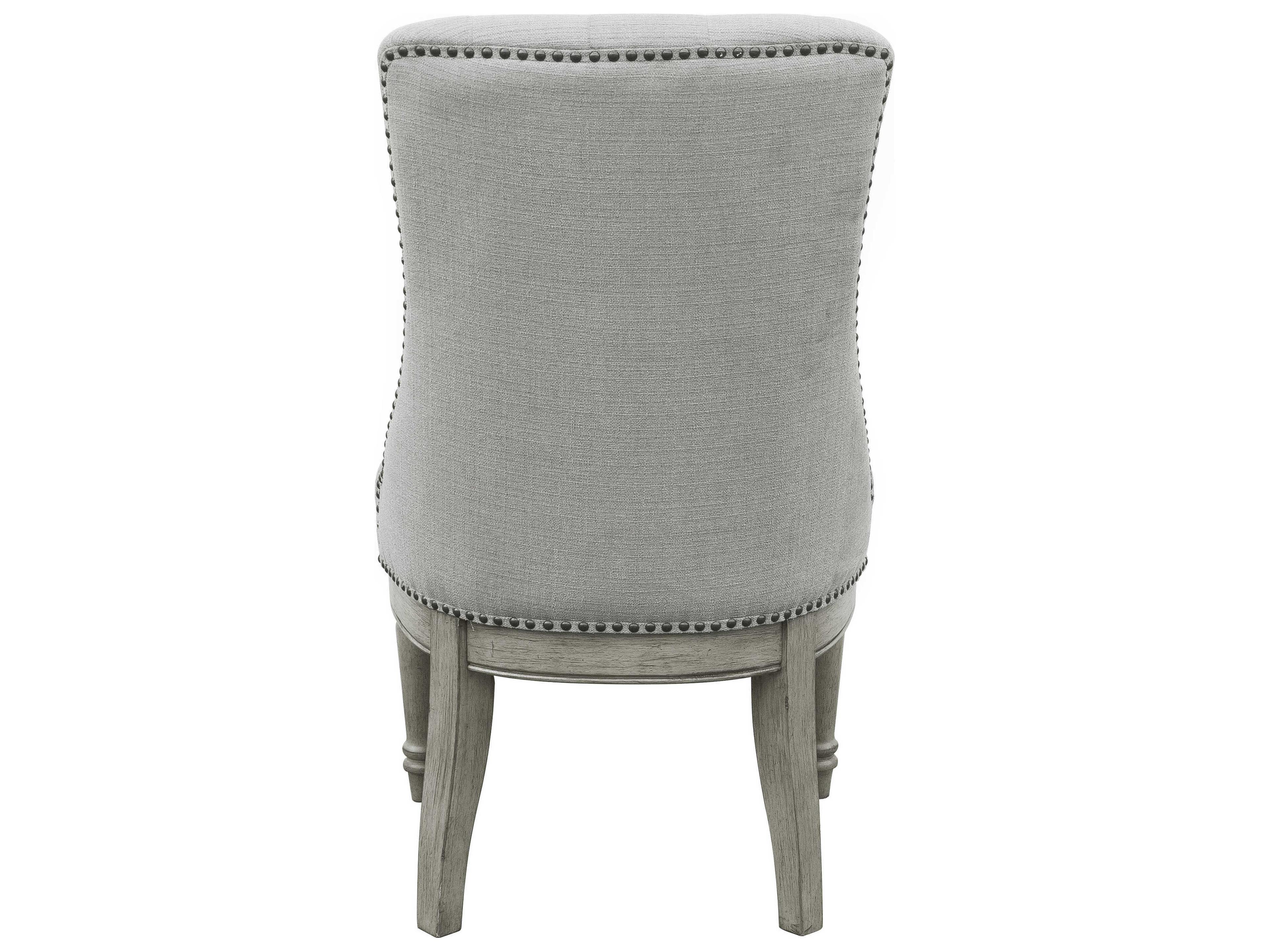 Pulaski Madison Ridge Rubberwood Gray Upholstered Side Dining Chair