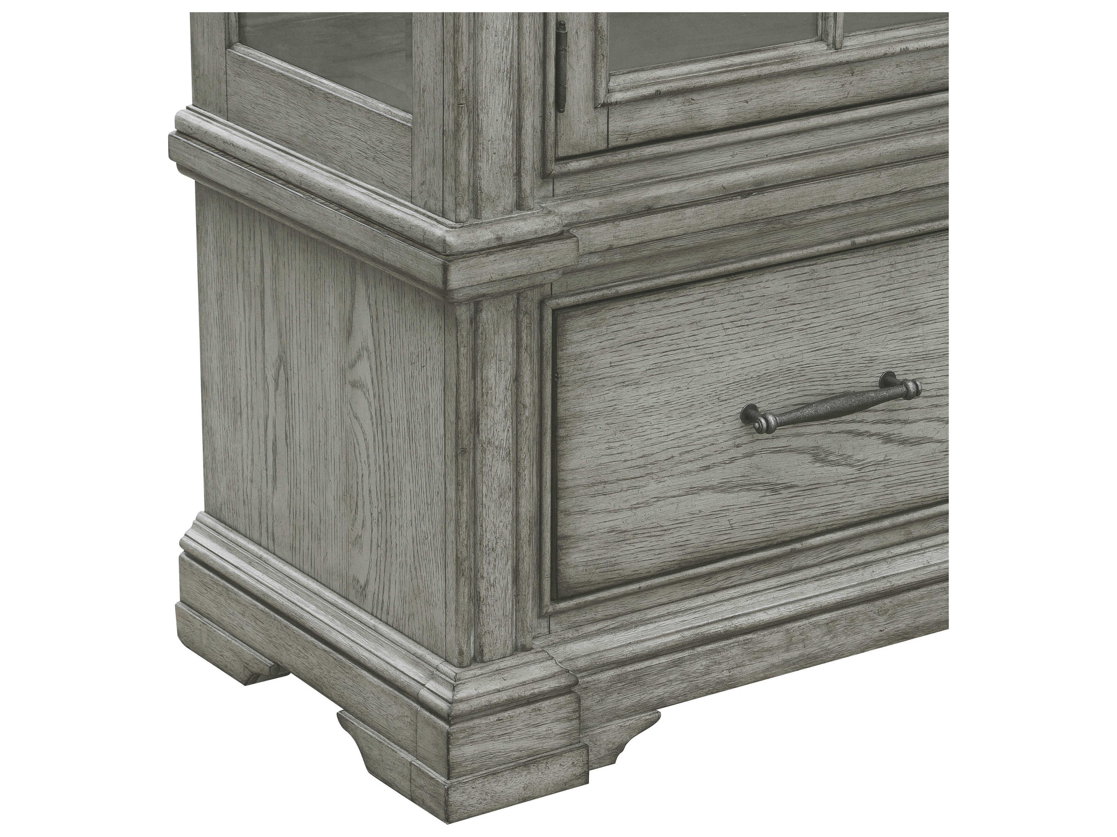 Pulaski Madison Ridge Hardwood Gray Display Cabinet