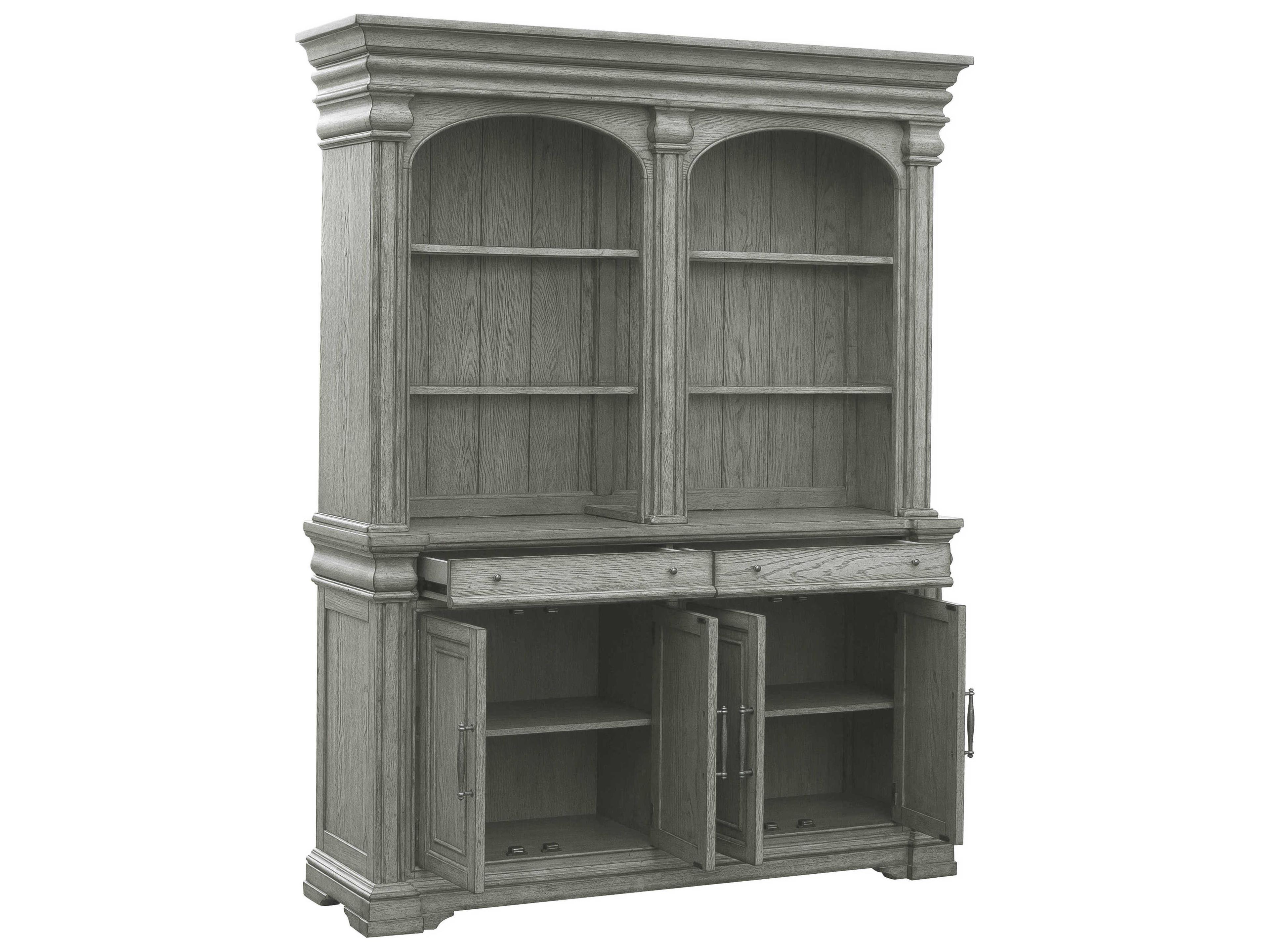 Pulaski Madison Ridge 65" Hardwood Gray Sideboard