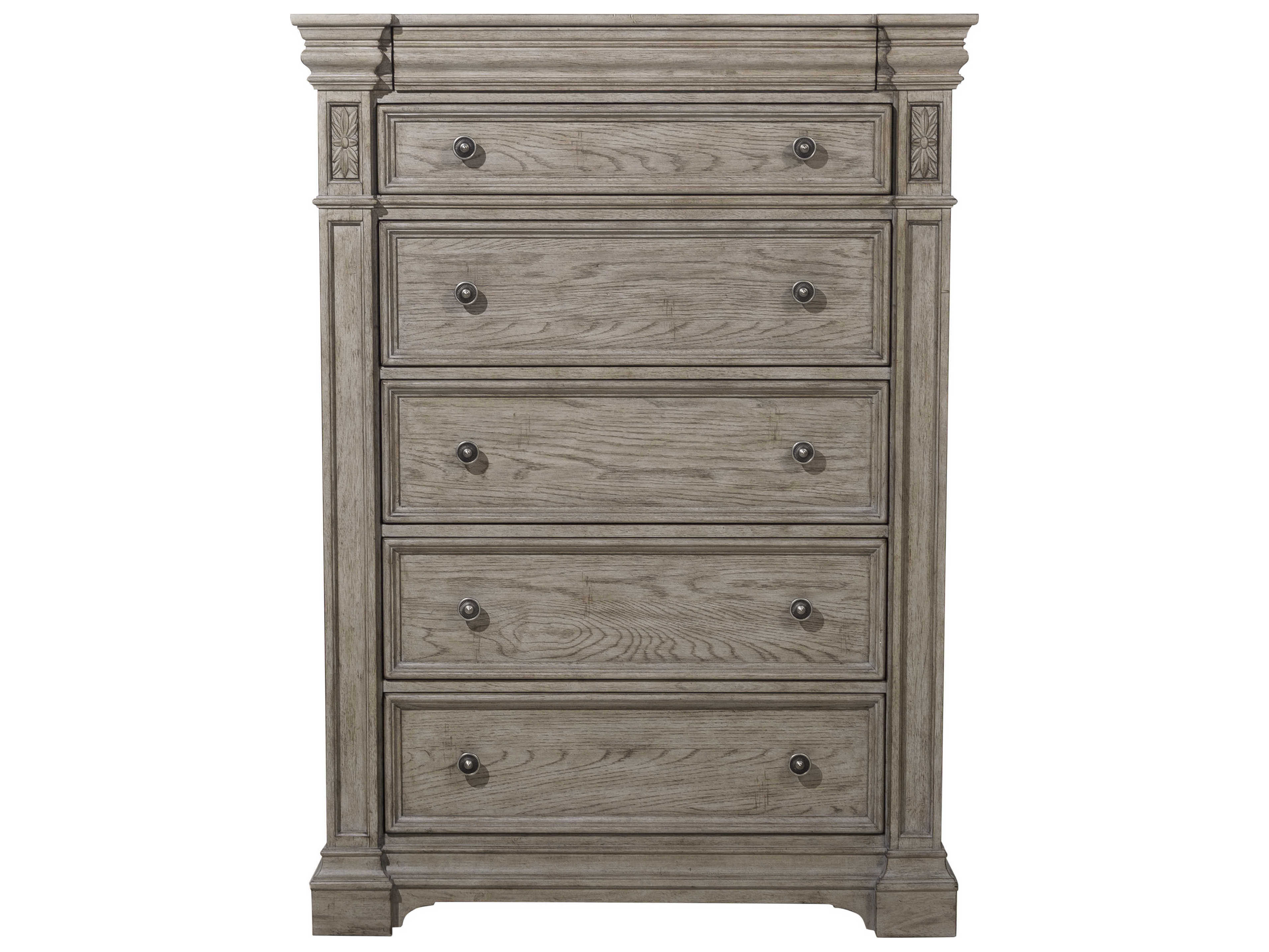 Pulaski Kingsbury 6-Drawers French Gray Oak Wood Accent Chest