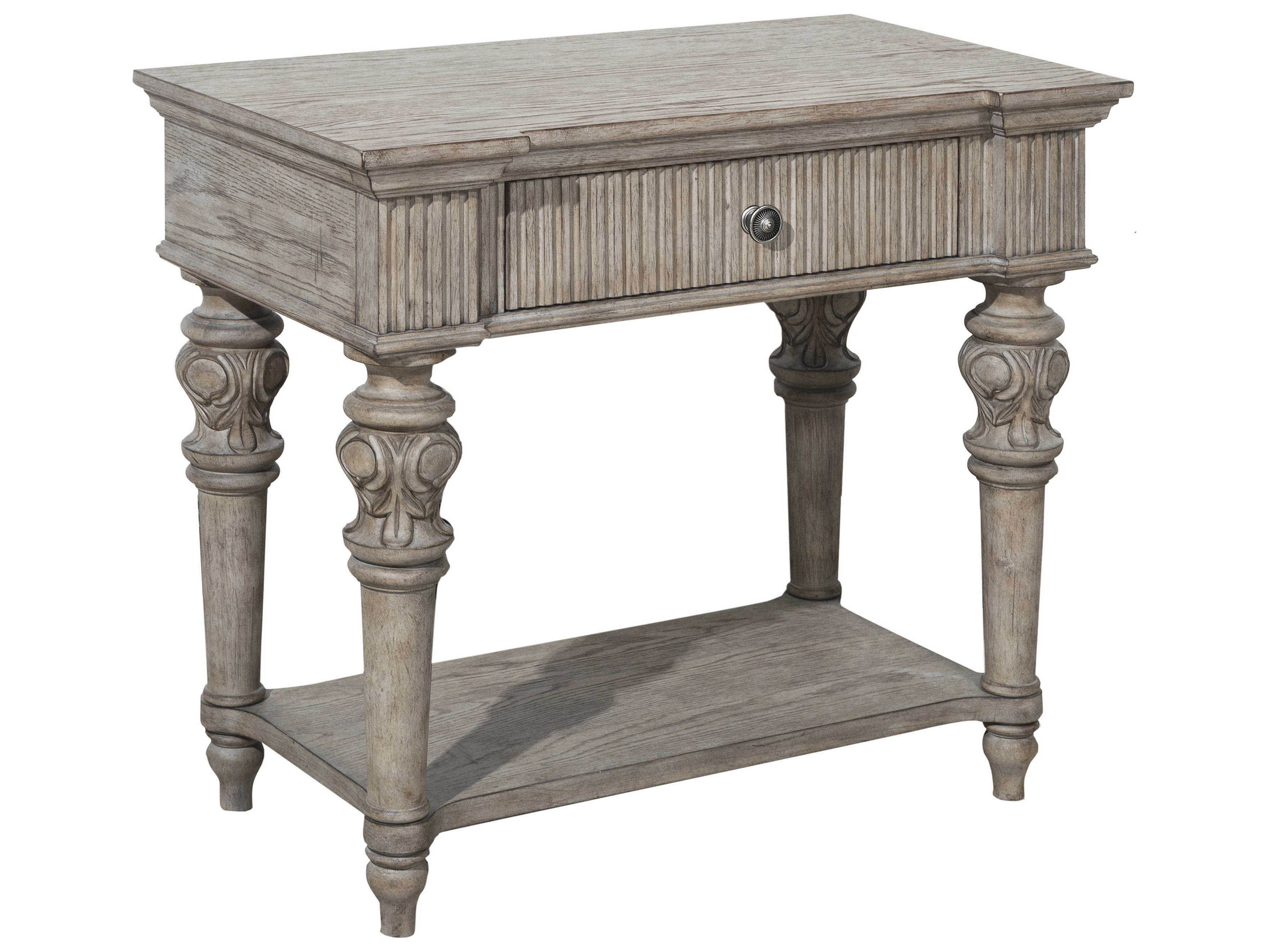 Pulaski Kingsbury 1-Drawer Rubberwood Nightstand