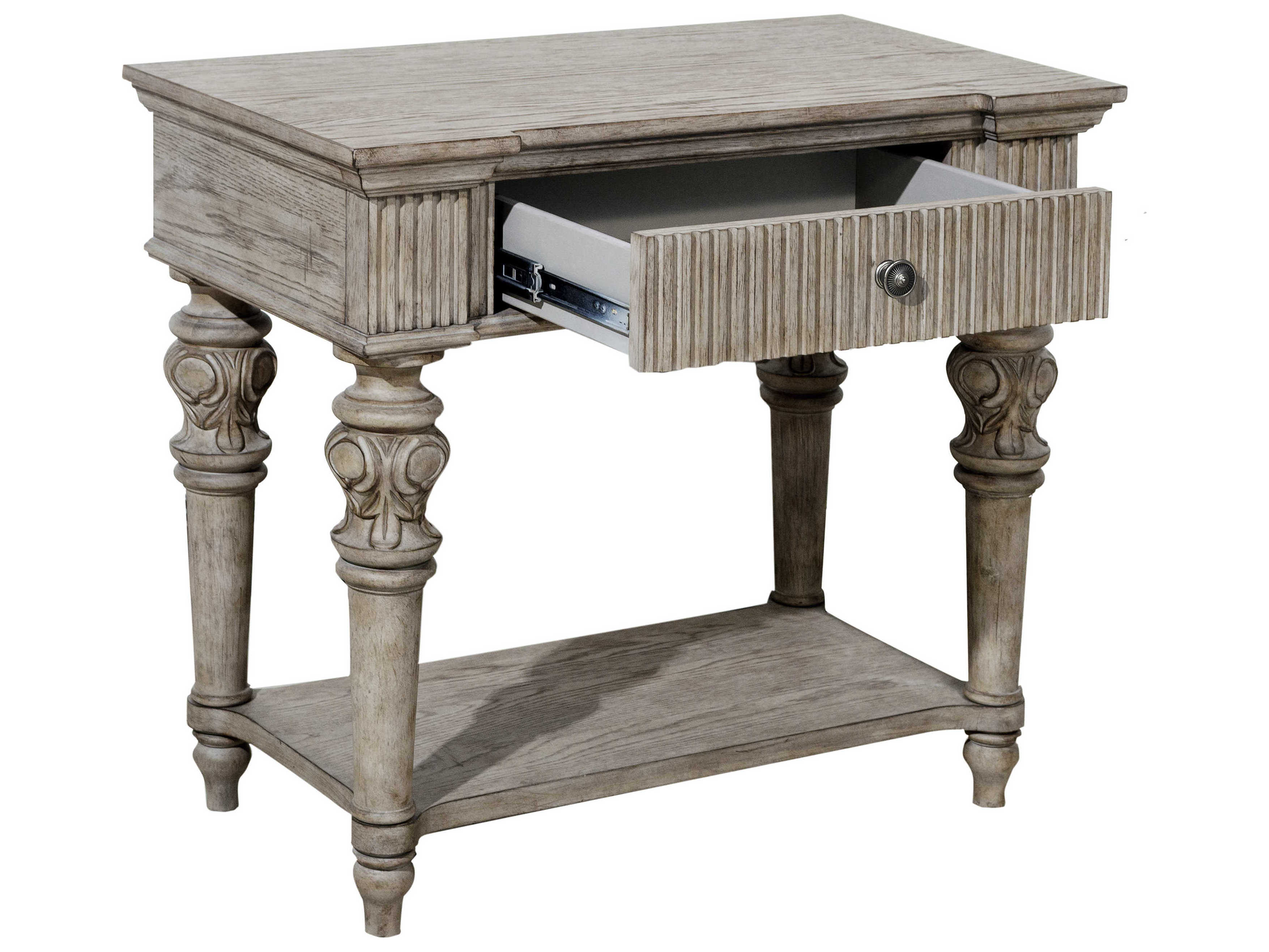 Pulaski Kingsbury 1-Drawer Rubberwood Nightstand