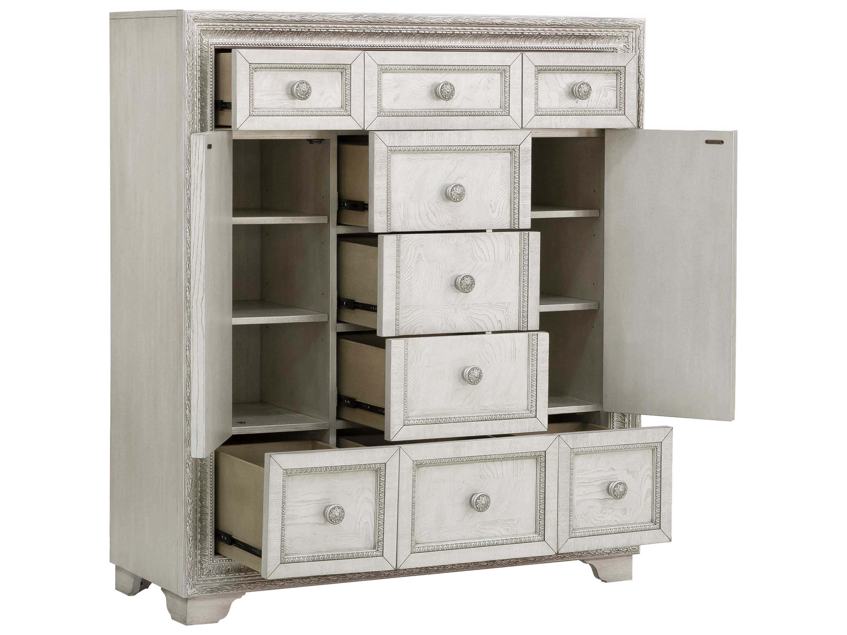 Pulaski Camila Creamy White Rubberwood Accent Chest