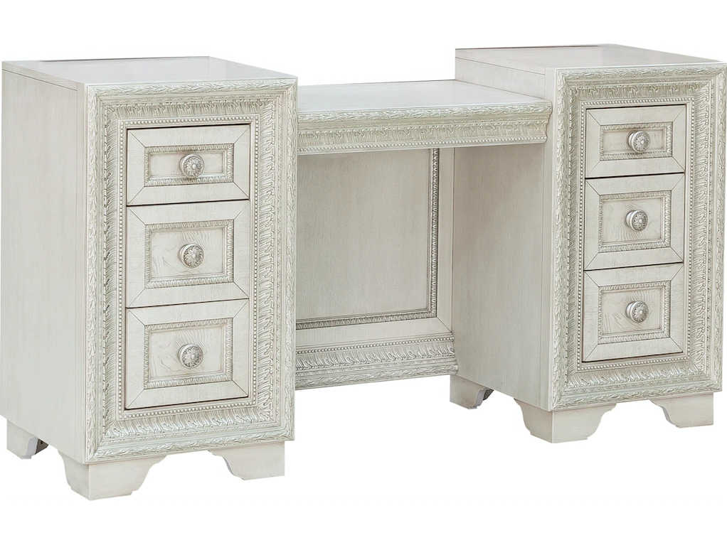Pulaski Camila Creamy White Rubberwood Vanity