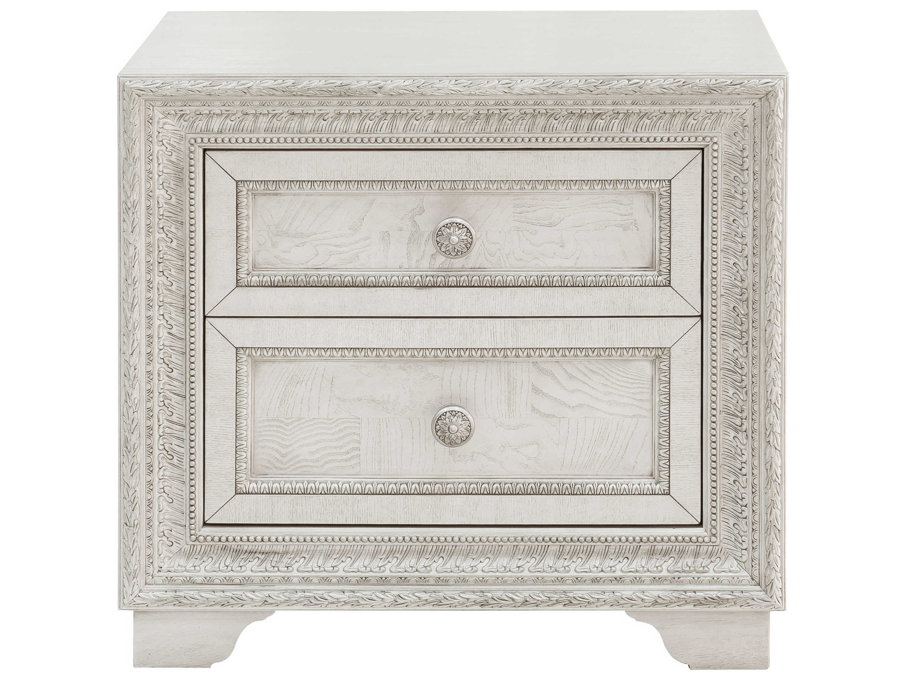 Pulaski Camila 2-Drawers Rubberwood Nightstand