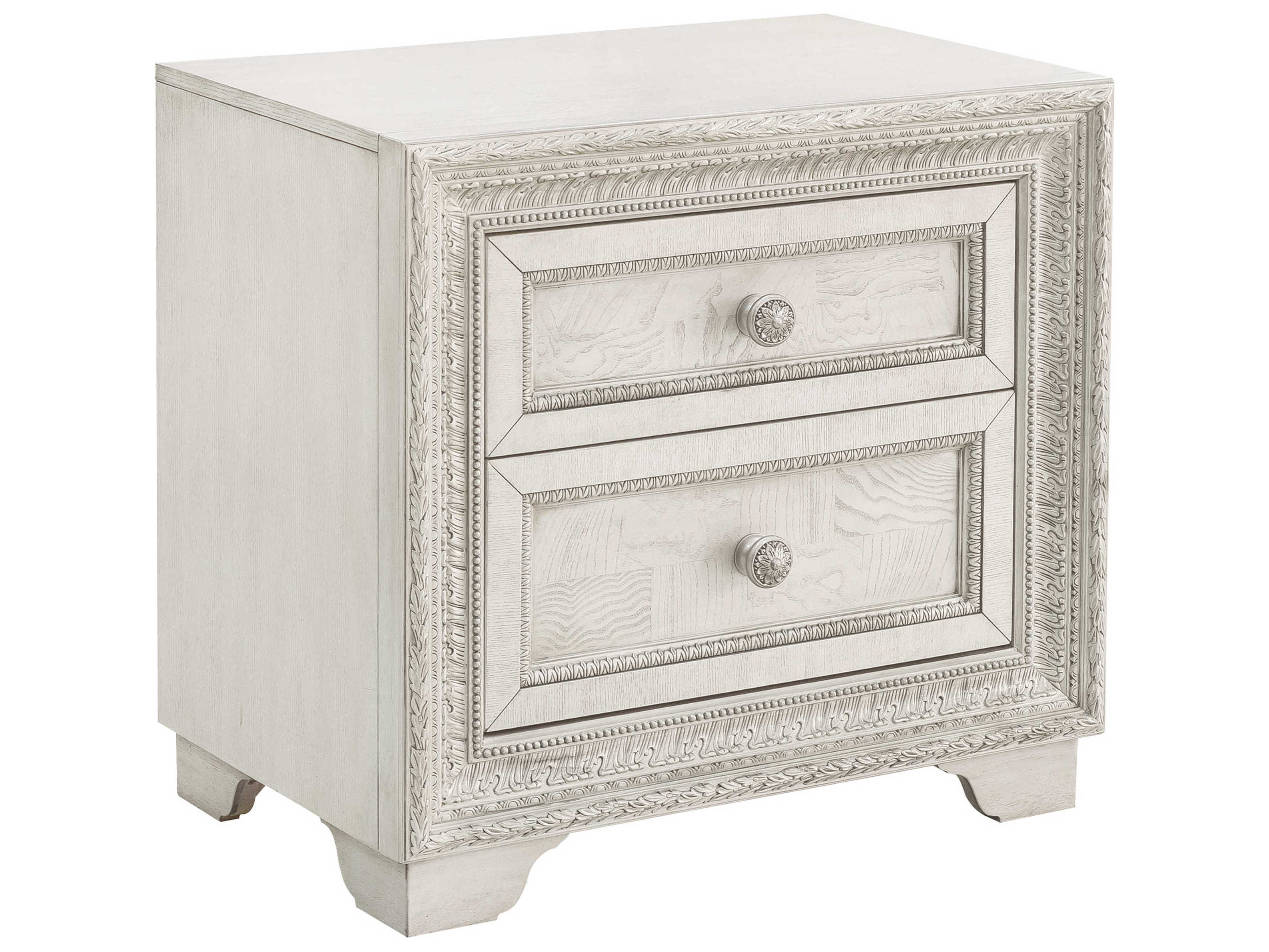 Pulaski Camila 2-Drawers Rubberwood Nightstand
