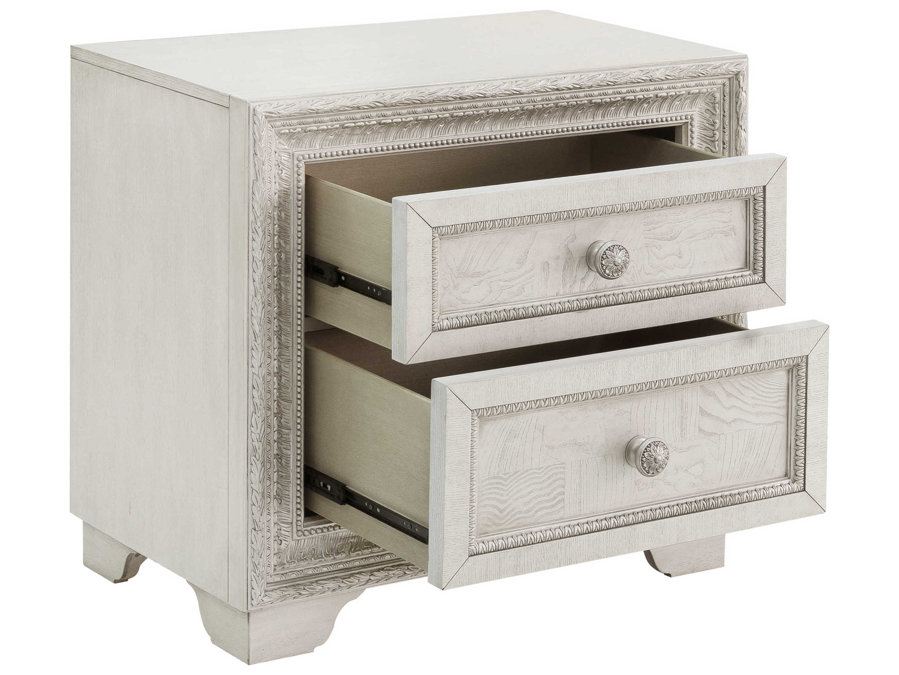 Pulaski Camila 2-Drawers Rubberwood Nightstand