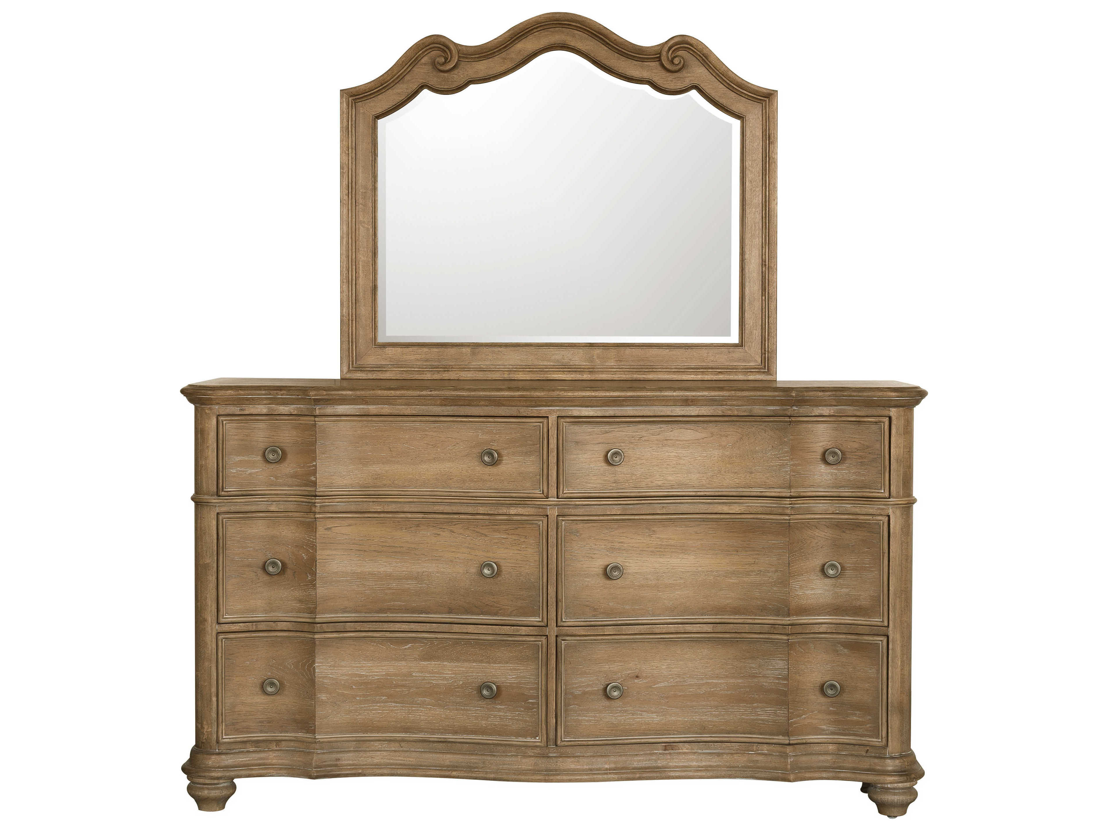 Pulaski Weston Hills 6-Drawers Brown Hardwood Double Dresser