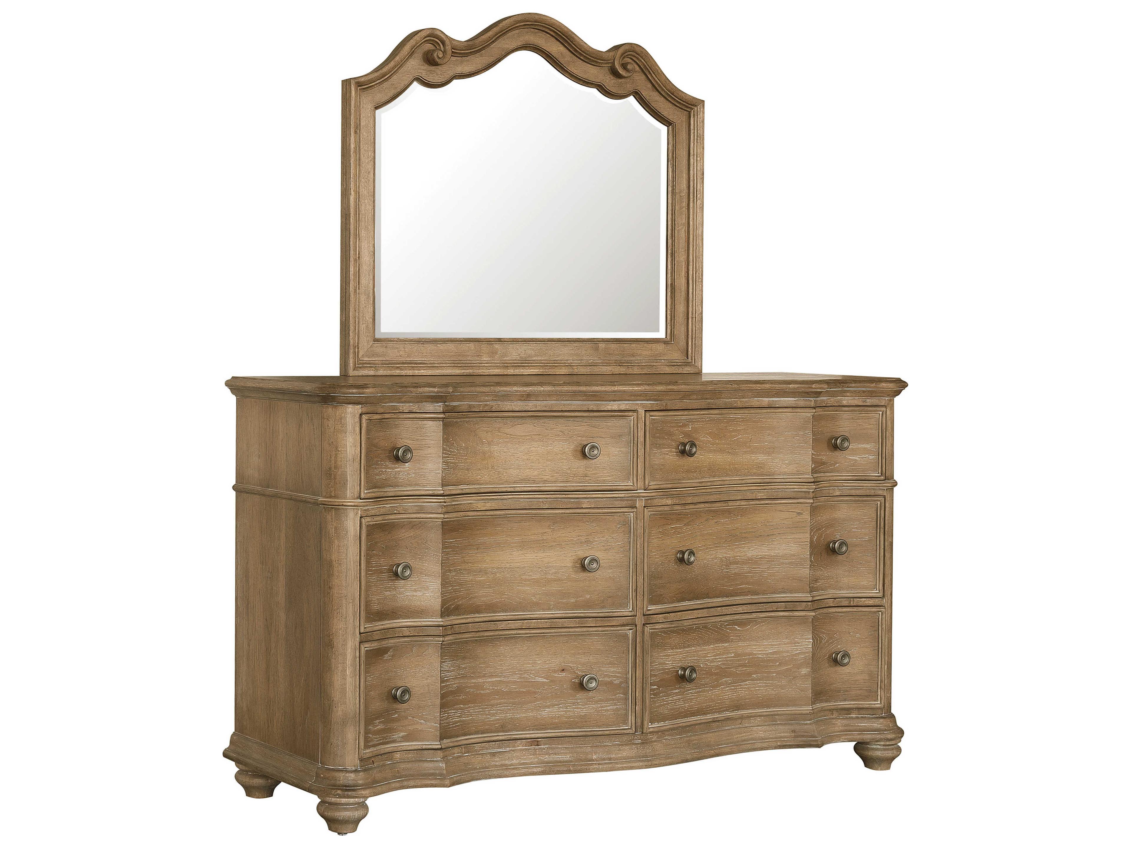 Pulaski Weston Hills 6-Drawers Brown Hardwood Double Dresser